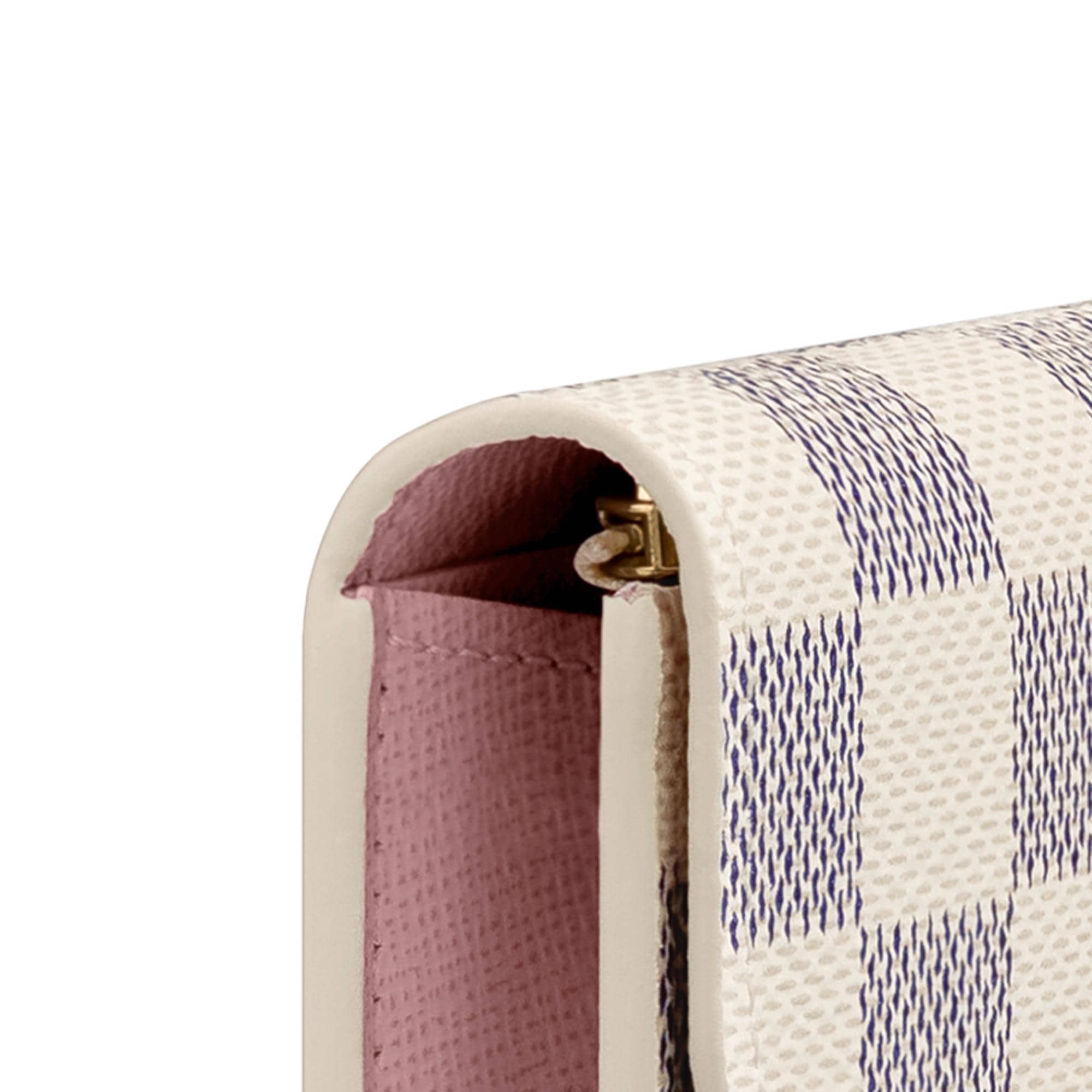 Rosalie 零錢包 Damier Azur 帆布 in 女士