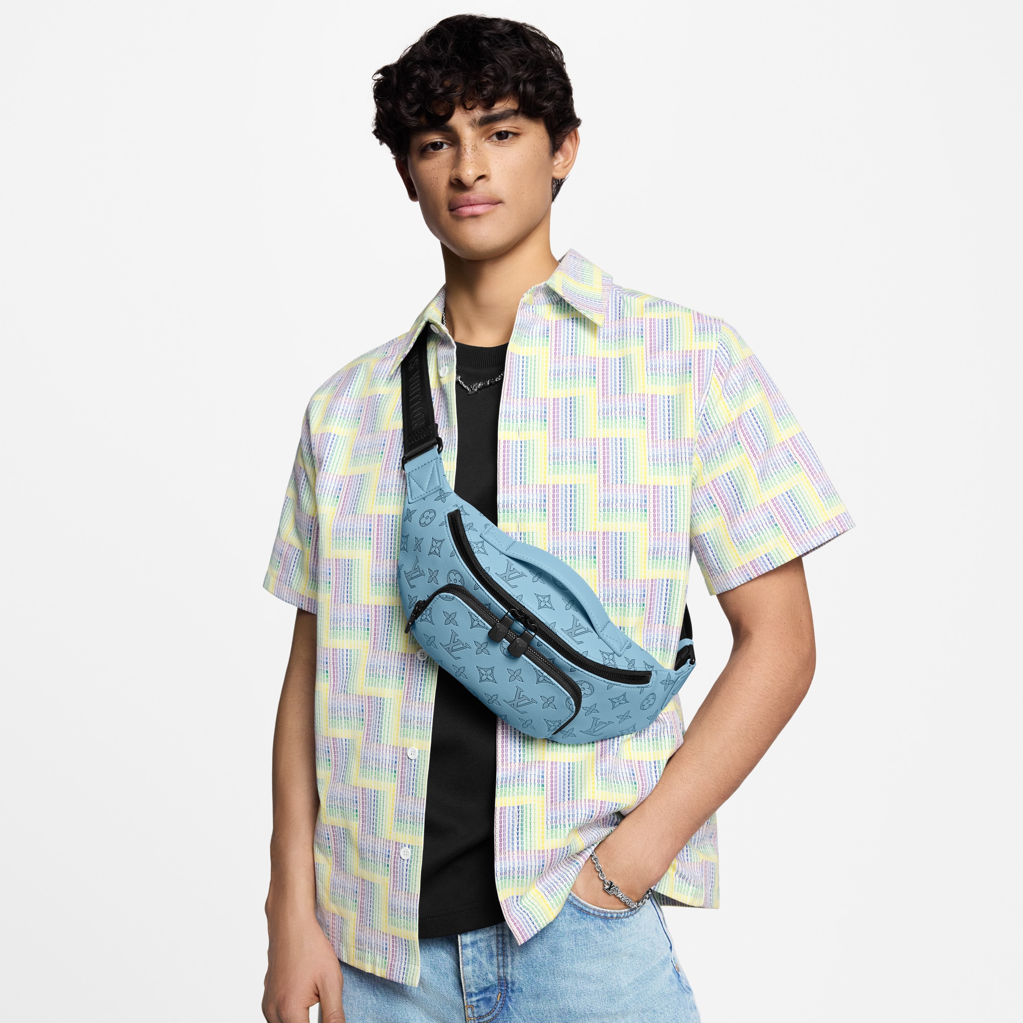 Rush 腰包 Monogram Shadow 皮革 in 時尚包包及小型皮件