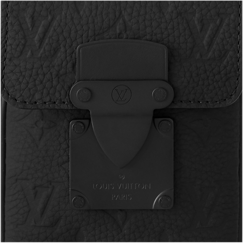 S-Lock 直式隨身錢包 Monogram Taurillon 皮革 in 男士's 皮件系列 All Collections collections by Louis Vuitton (產品縮放)