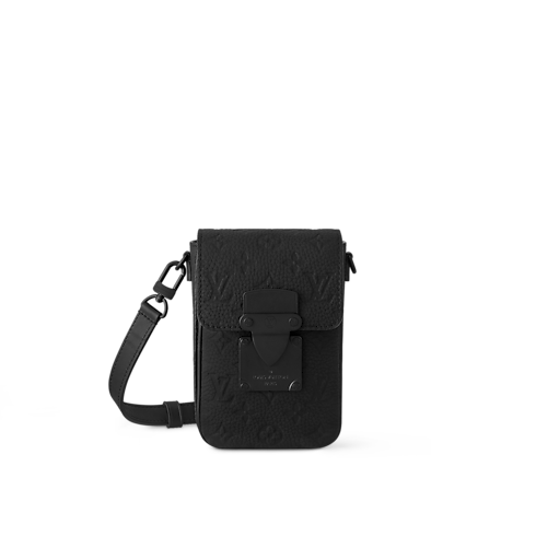 S-Lock 直式隨身錢包 Monogram Taurillon 皮革 in 男士's 皮件系列 All Collections collections by Louis Vuitton (產品縮放)