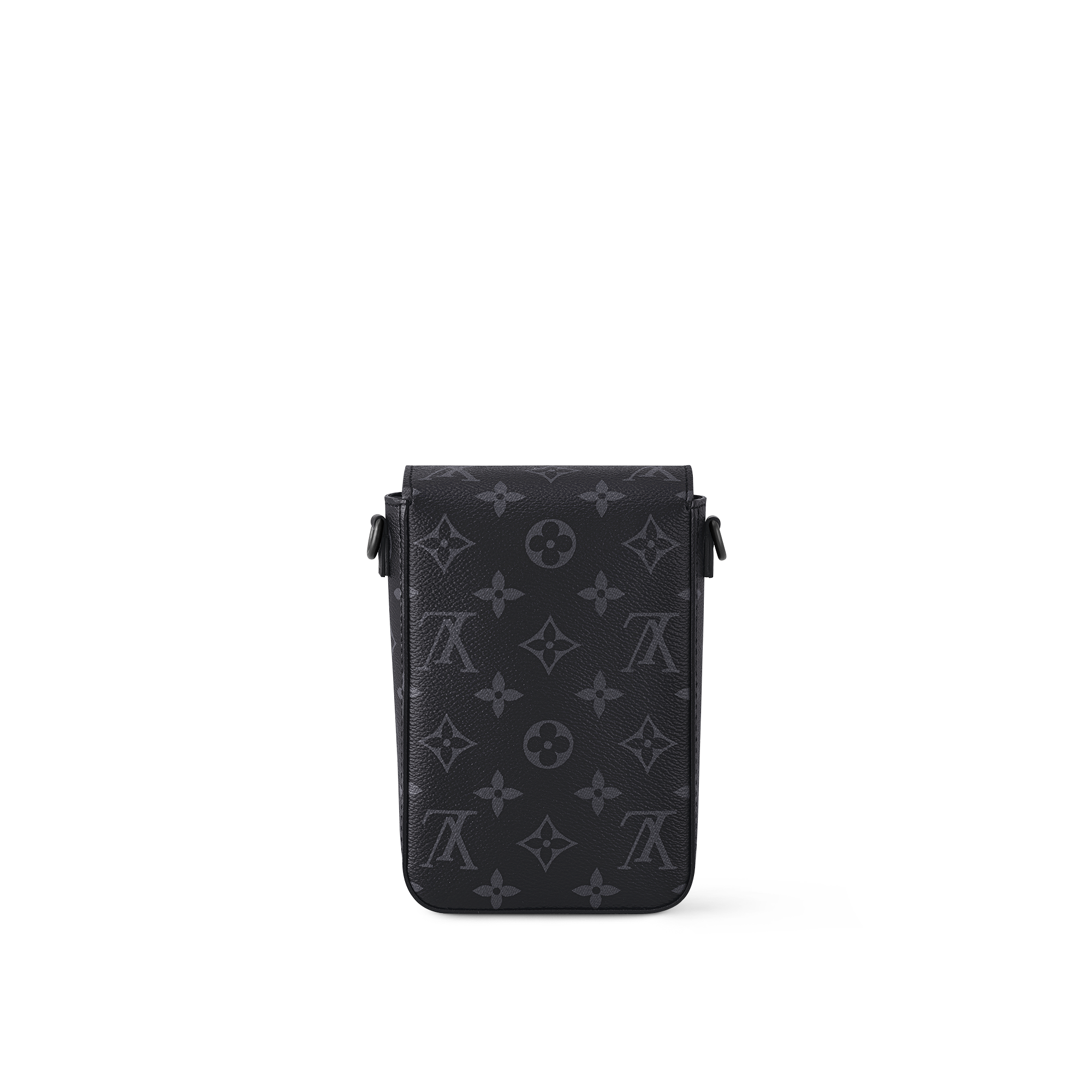 S-Lock 鎖扣直式隨身錢包 Monogram Eclipse 帆布 in 男士