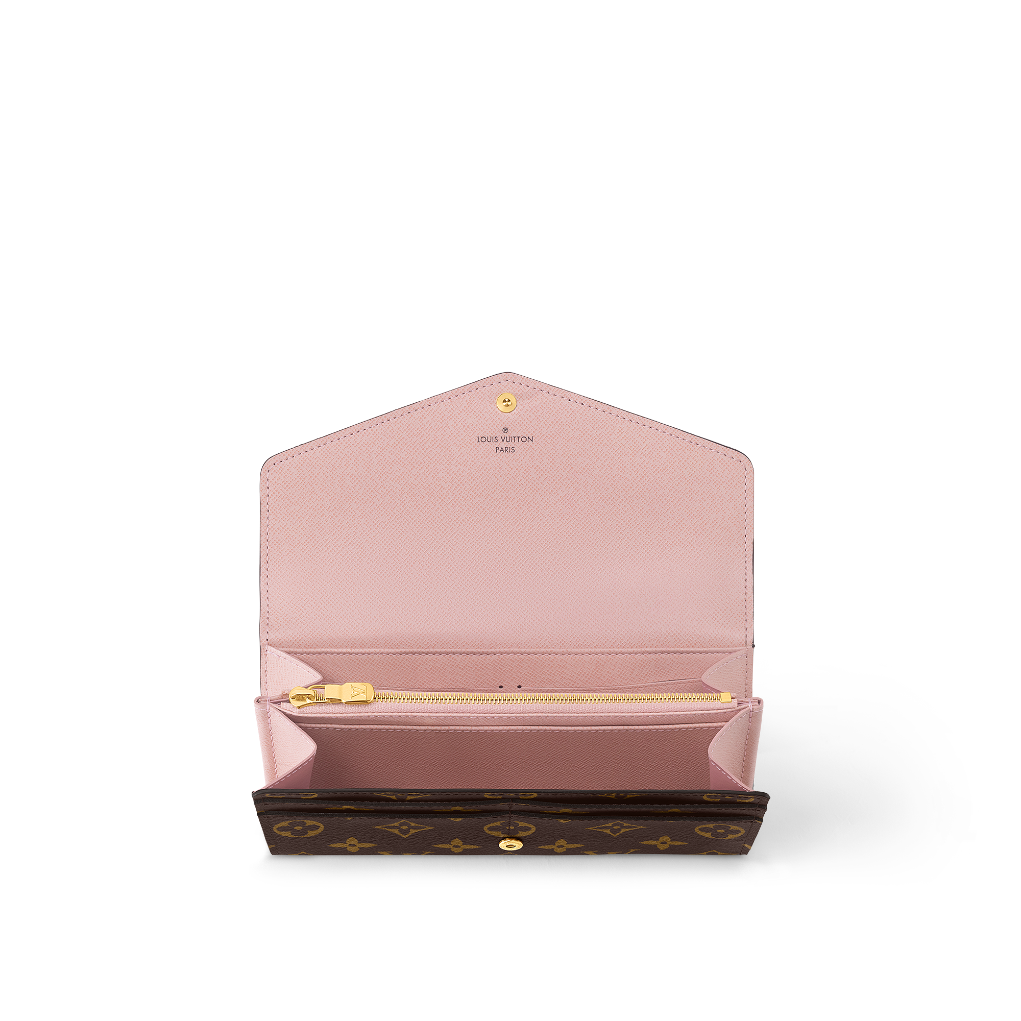Sarah 錢包 Monogram 帆布 in 女士