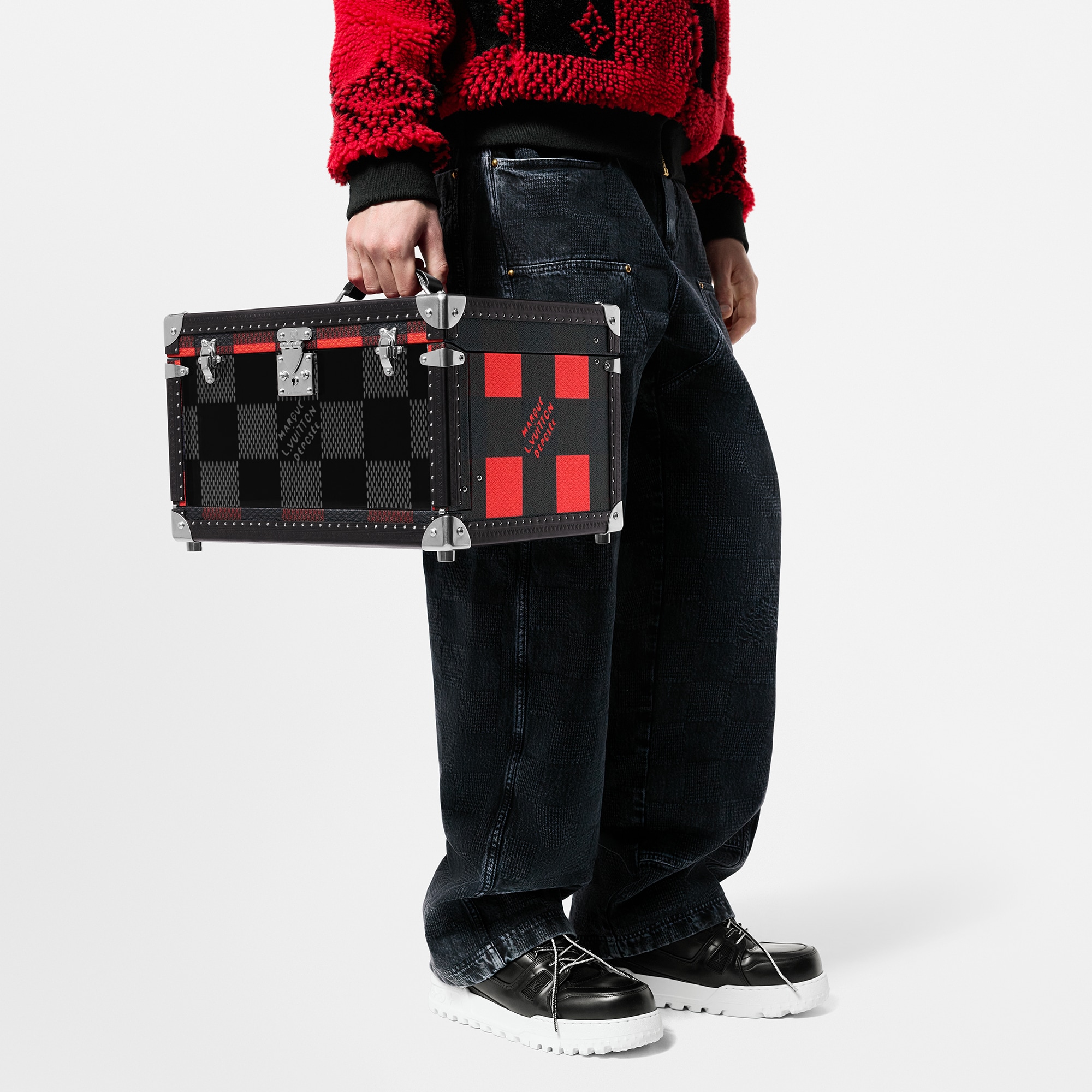 Shoe Box Damier Buffalo Damier Other in 行李箱、旅行用品及家居精品