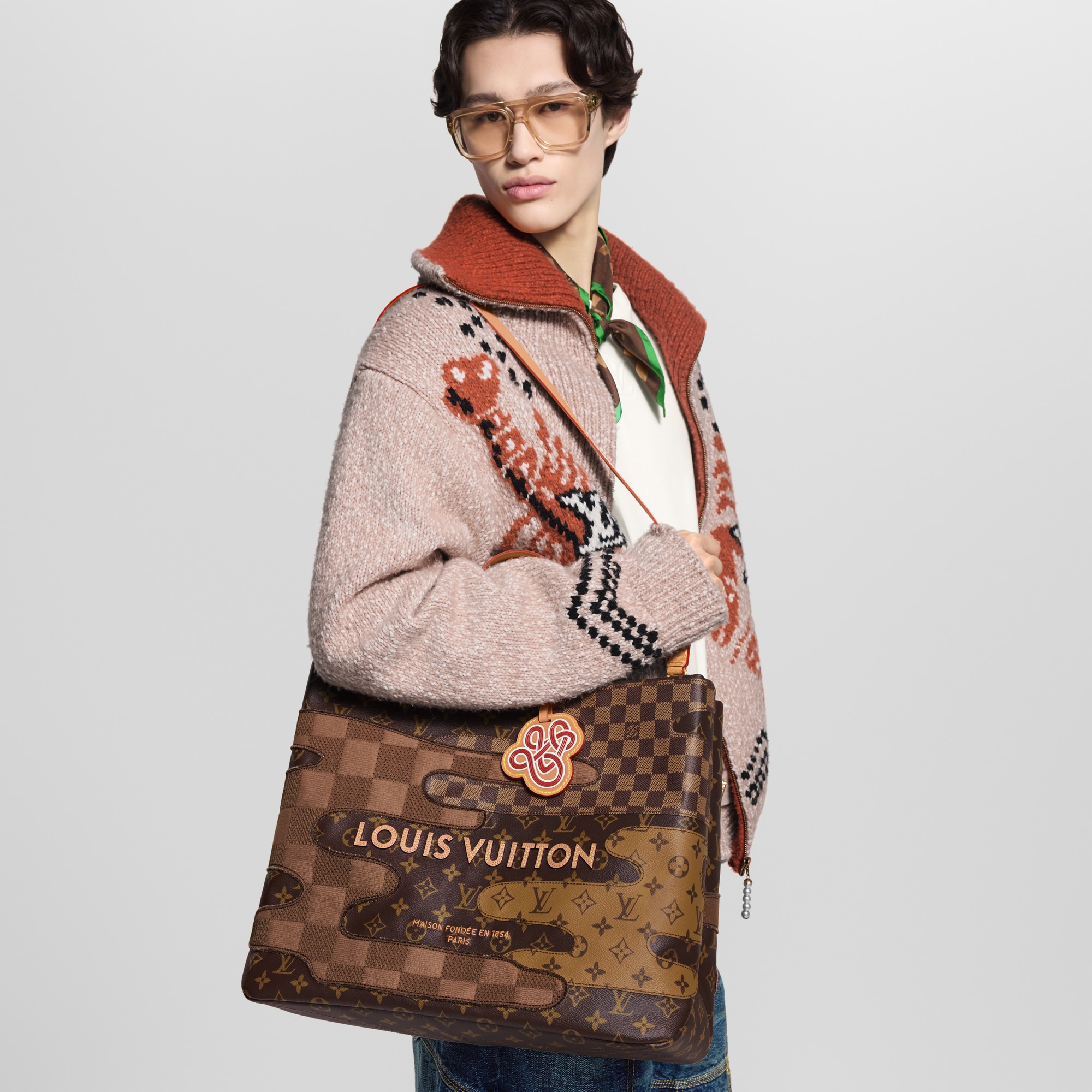 Shopper Tote MM 其他 Monogram 帆布 in 時尚包包及小型皮件