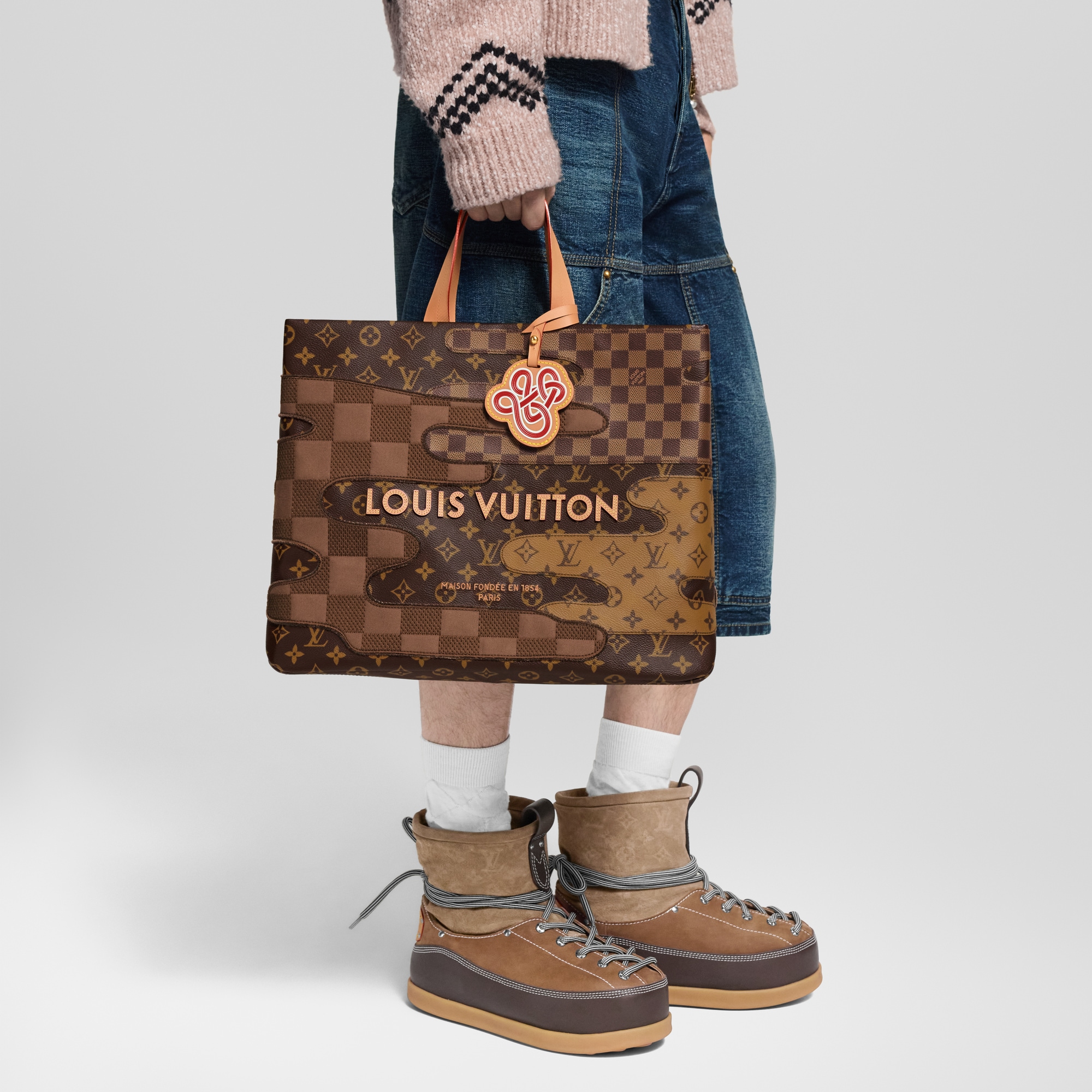 Shopper Tote MM 其他 Monogram 帆布 in 時尚包包及小型皮件