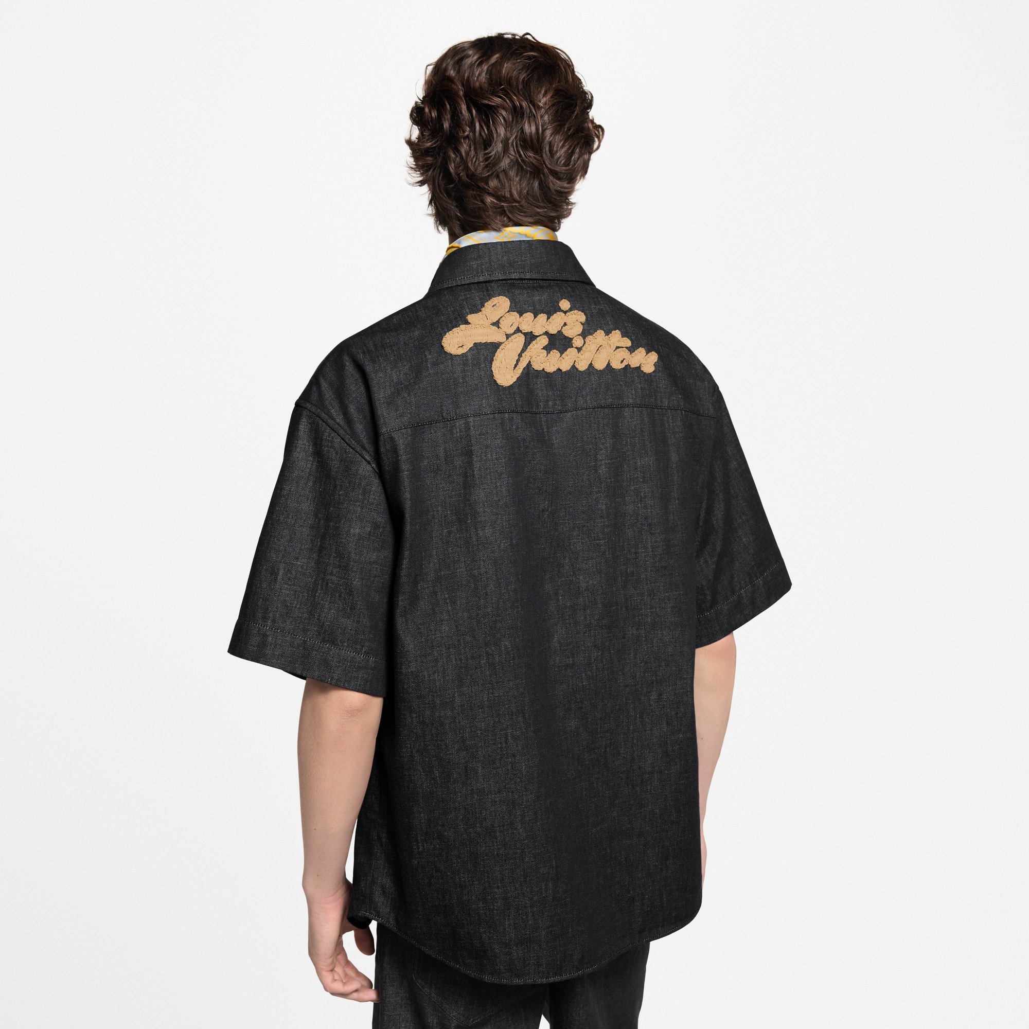 短袖 Chambray 襯衫  in 男士