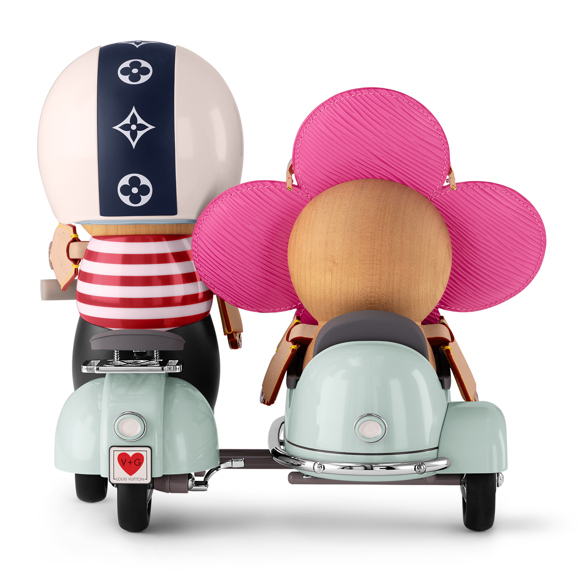 Side Car Vivienne & Gaston 玩偶 Epi 皮革 in 行李箱、旅行用品及家居精品