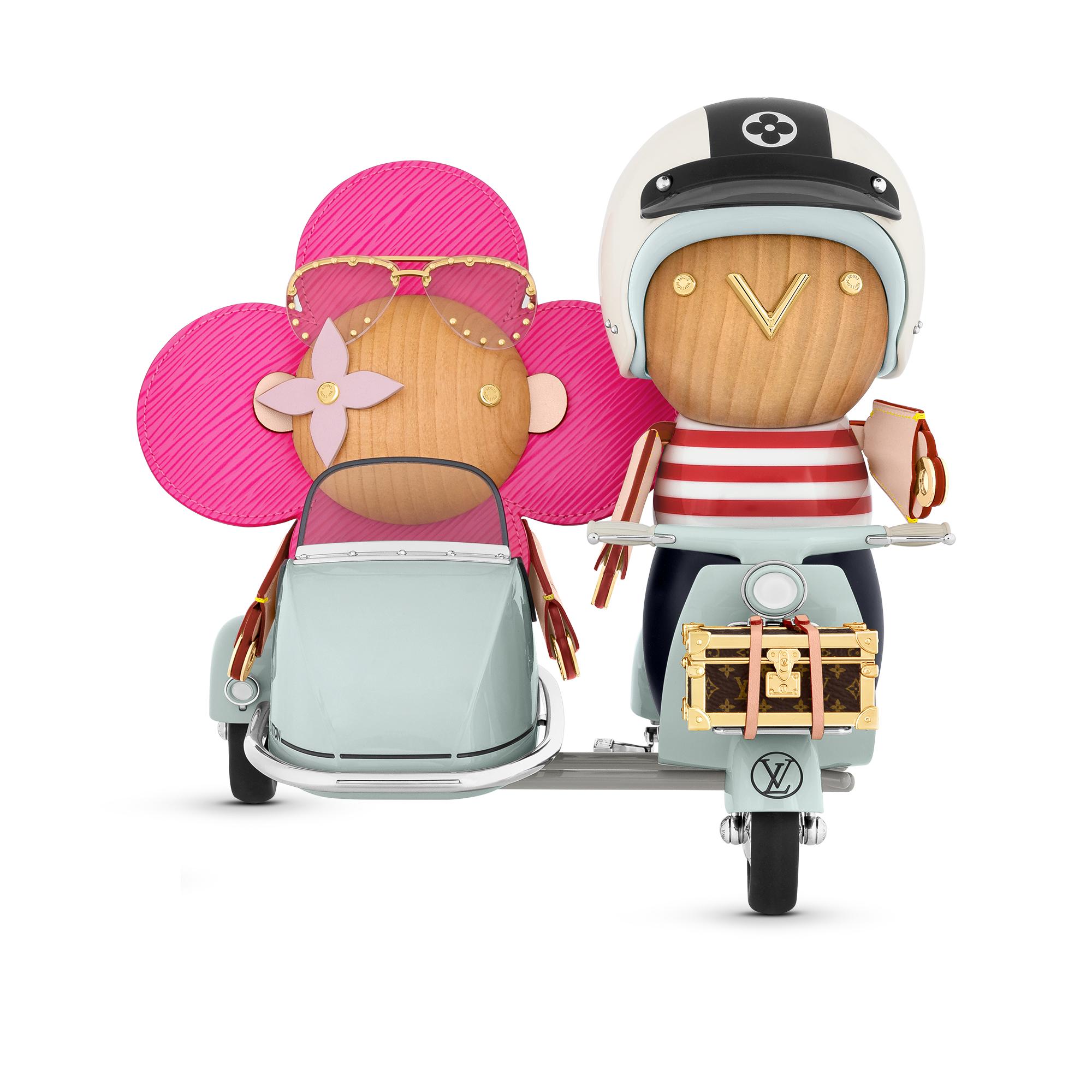 Side Car Vivienne & Gaston 玩偶 Epi 皮革 in 行李箱、旅行用品及家居精品