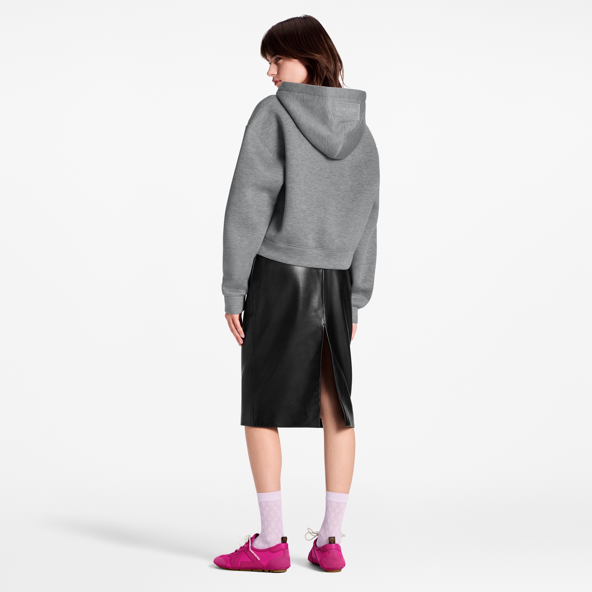 標誌短身連帽外套  in 女士