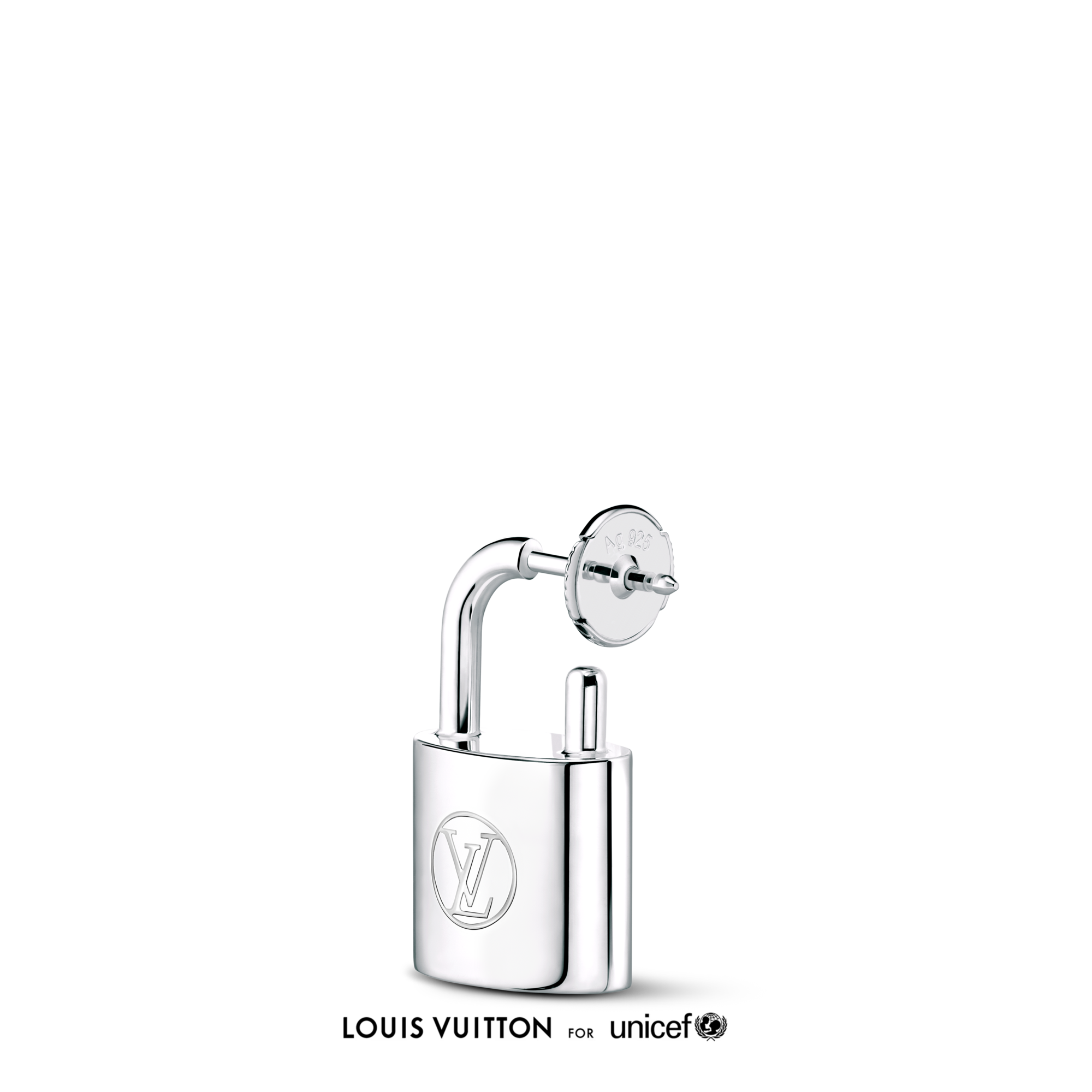 Silver Lockit 單枚純銀耳環  in 珠寶系列