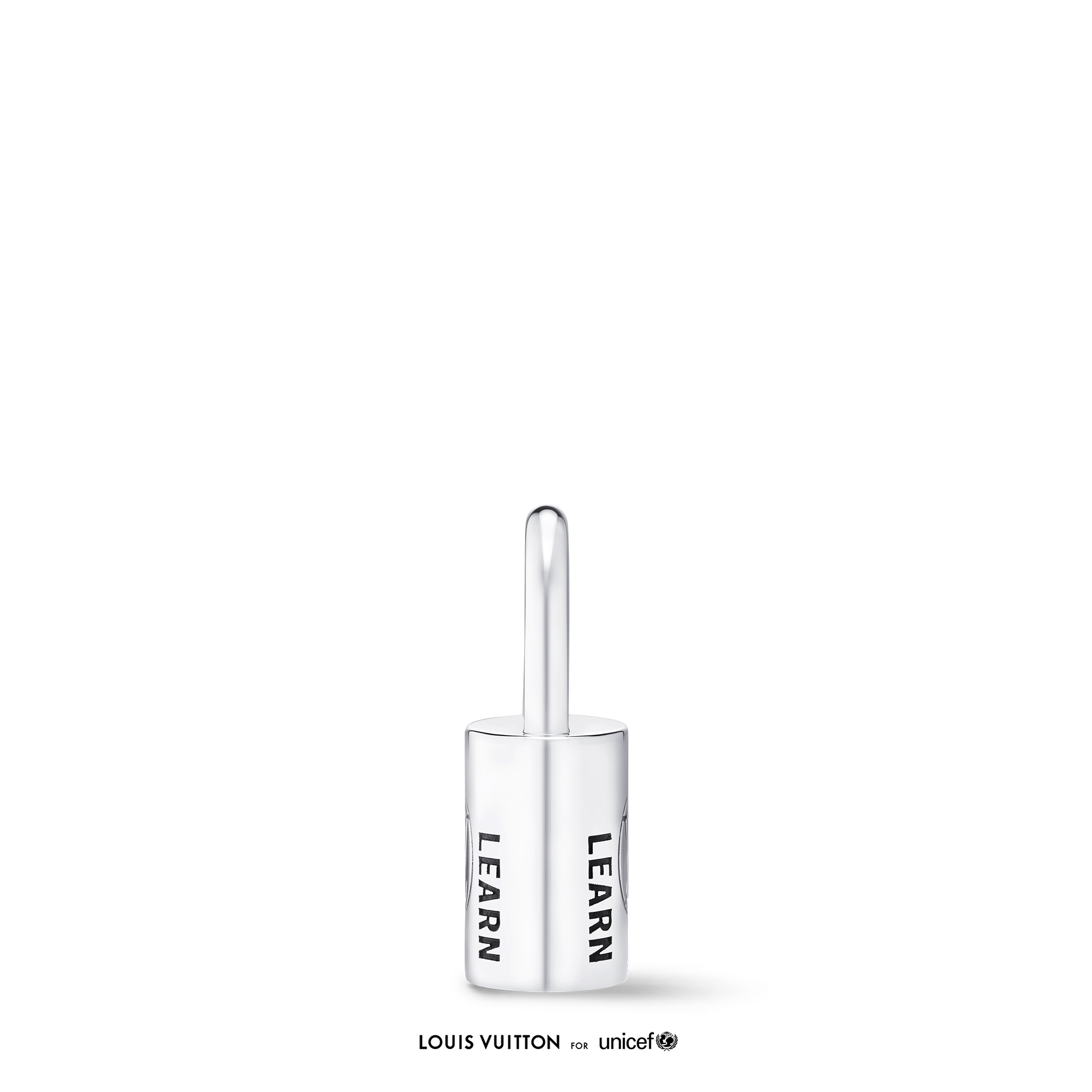 Silver Lockit 純銀黑色亮漆耳環  in 珠寶系列