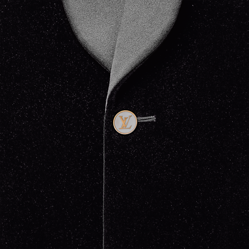 單排扣絲絨禮服外套 in 男士's 時裝系列 西裝外套 collections by Louis Vuitton (產品縮放)