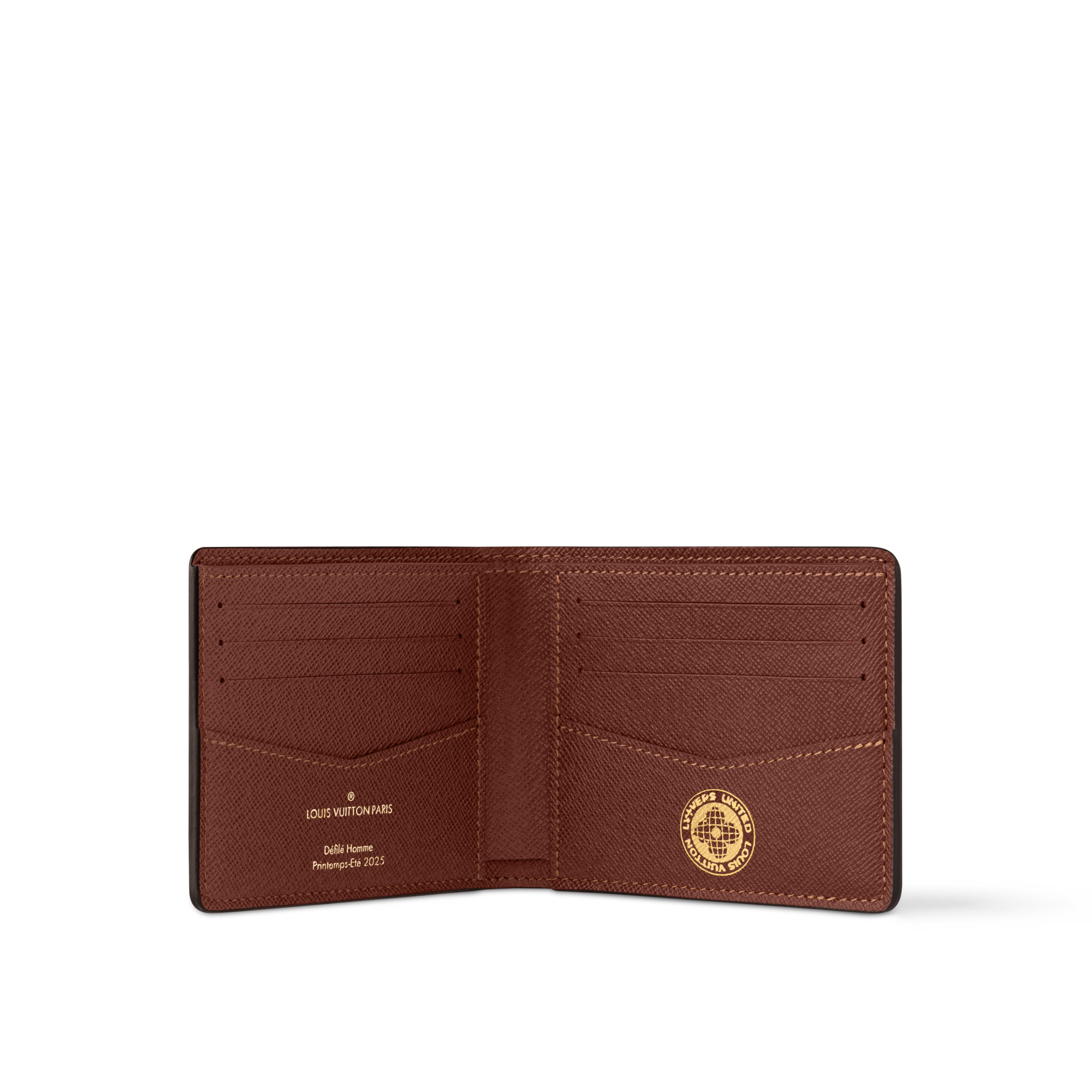 Slender 錢包 Damier Ebène 帆布 in 時尚包包及小型皮件