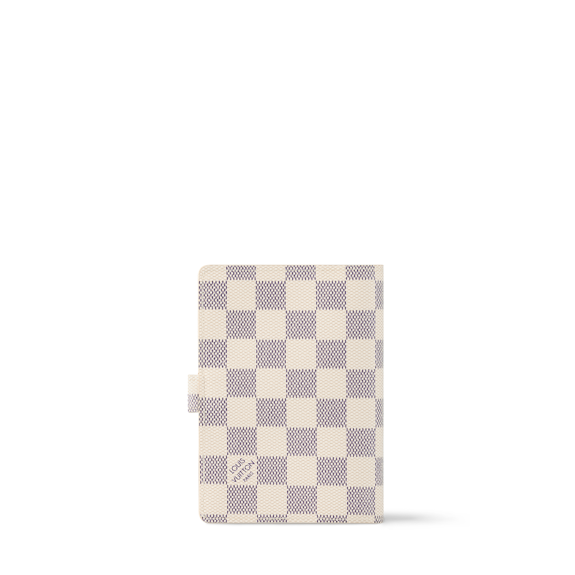 小號活頁環記事本封套 Damier Azur 帆布 in 時尚包包及小型皮件