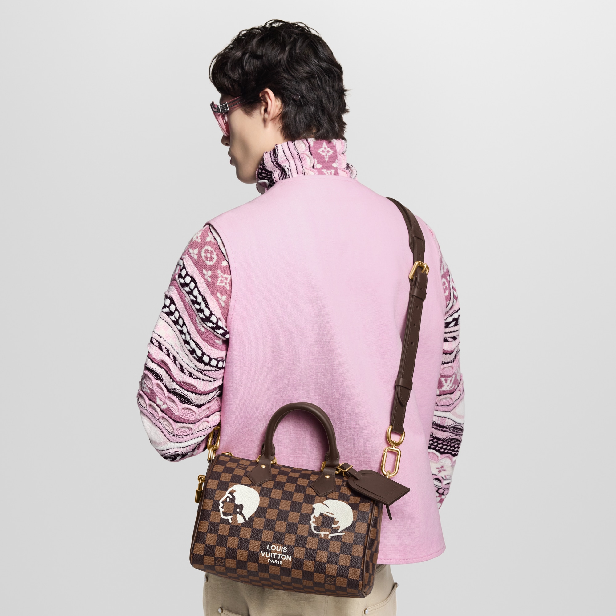 Speedy 25 Bandoulière Damier Other in 時尚包包及小型皮件