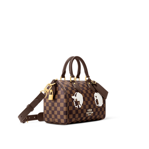 Speedy 25 Bandoulière Damier Ebène 帆布 in 時尚包包及小型皮件's 男士時尚包包 全新系列 collections by Louis Vuitton (產品縮放)