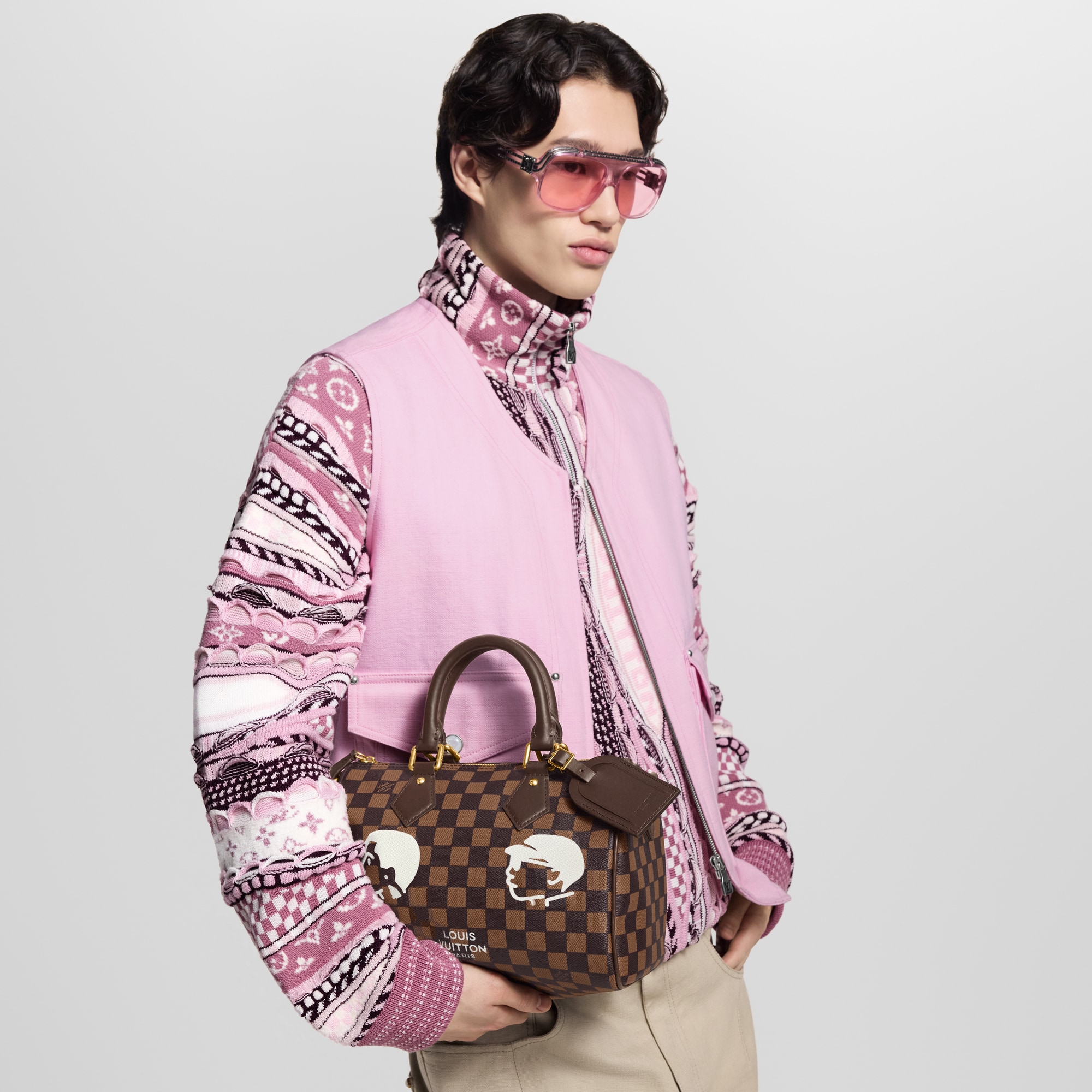 Speedy 25 Bandoulière Damier Other in 時尚包包及小型皮件