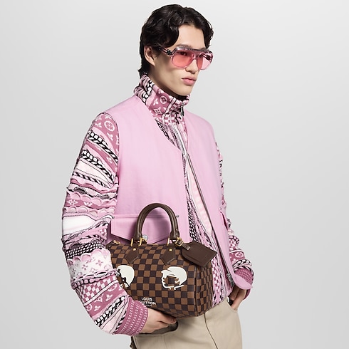 Speedy 25 Bandoulière Damier Ebène 帆布 in 時尚包包及小型皮件's 男士時尚包包 全新系列 collections by Louis Vuitton (產品縮放)