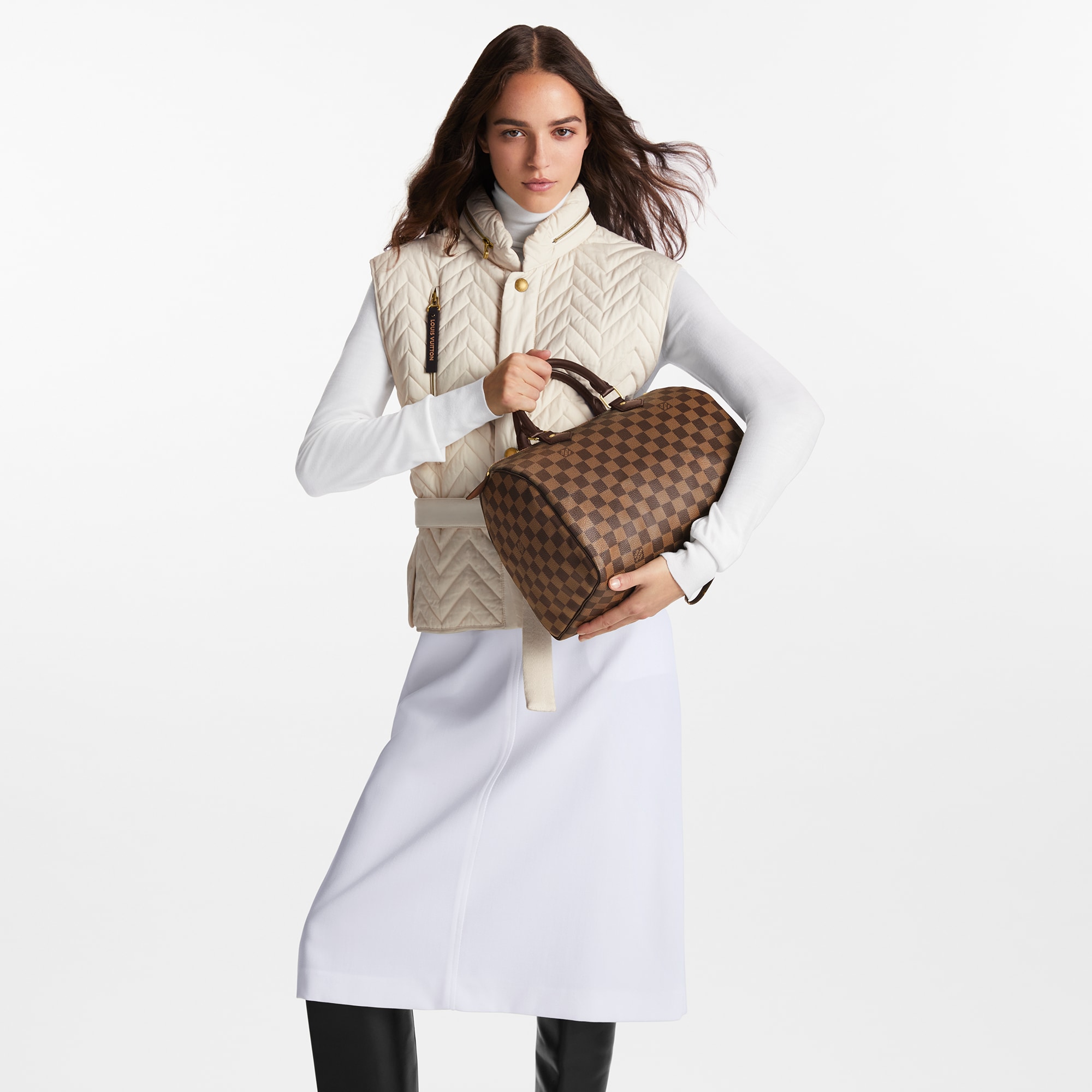 Speedy 30 Damier Ebène 帆布 in 女士