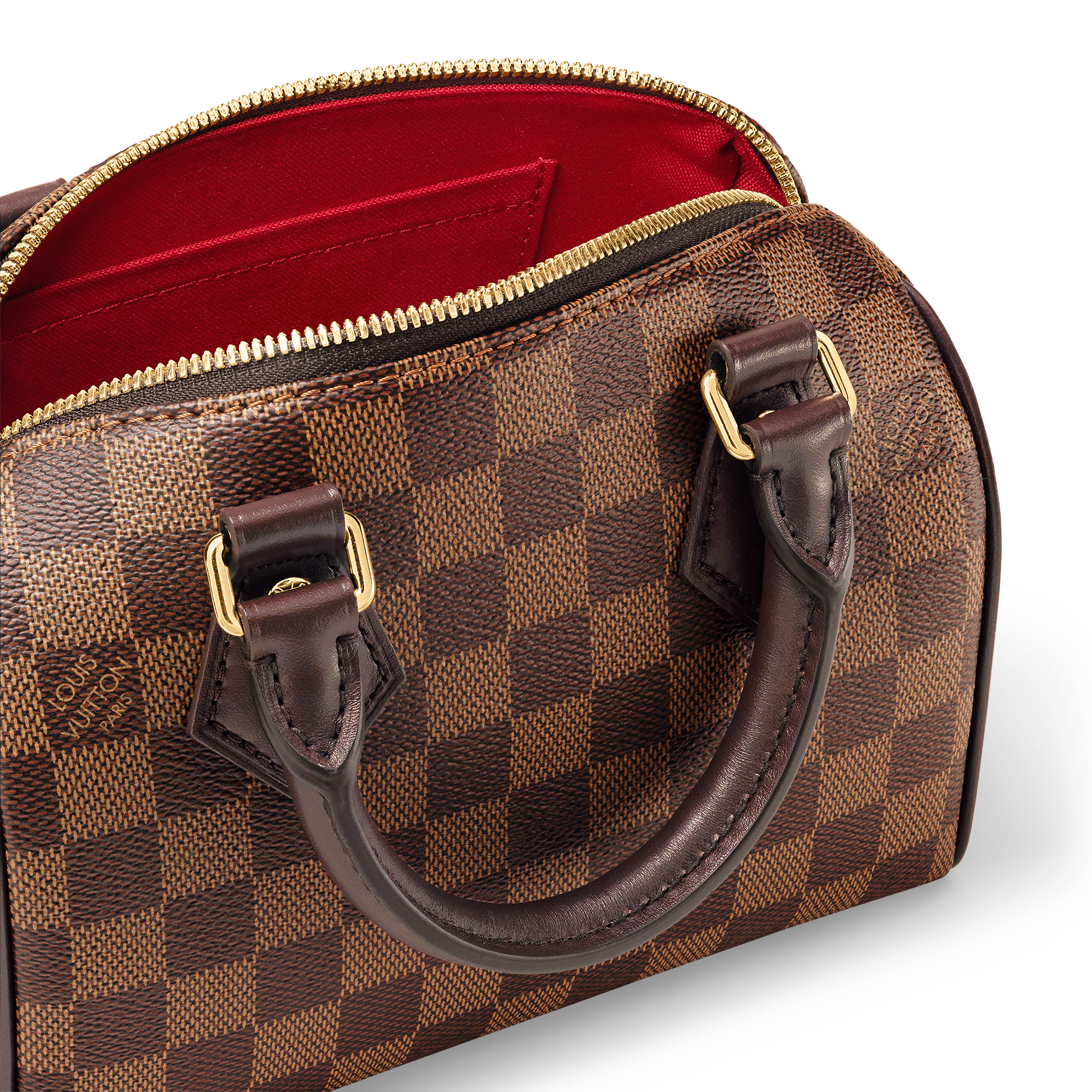 Speedy Bandoulière 20 Damier Ebène 帆布 in 女士
