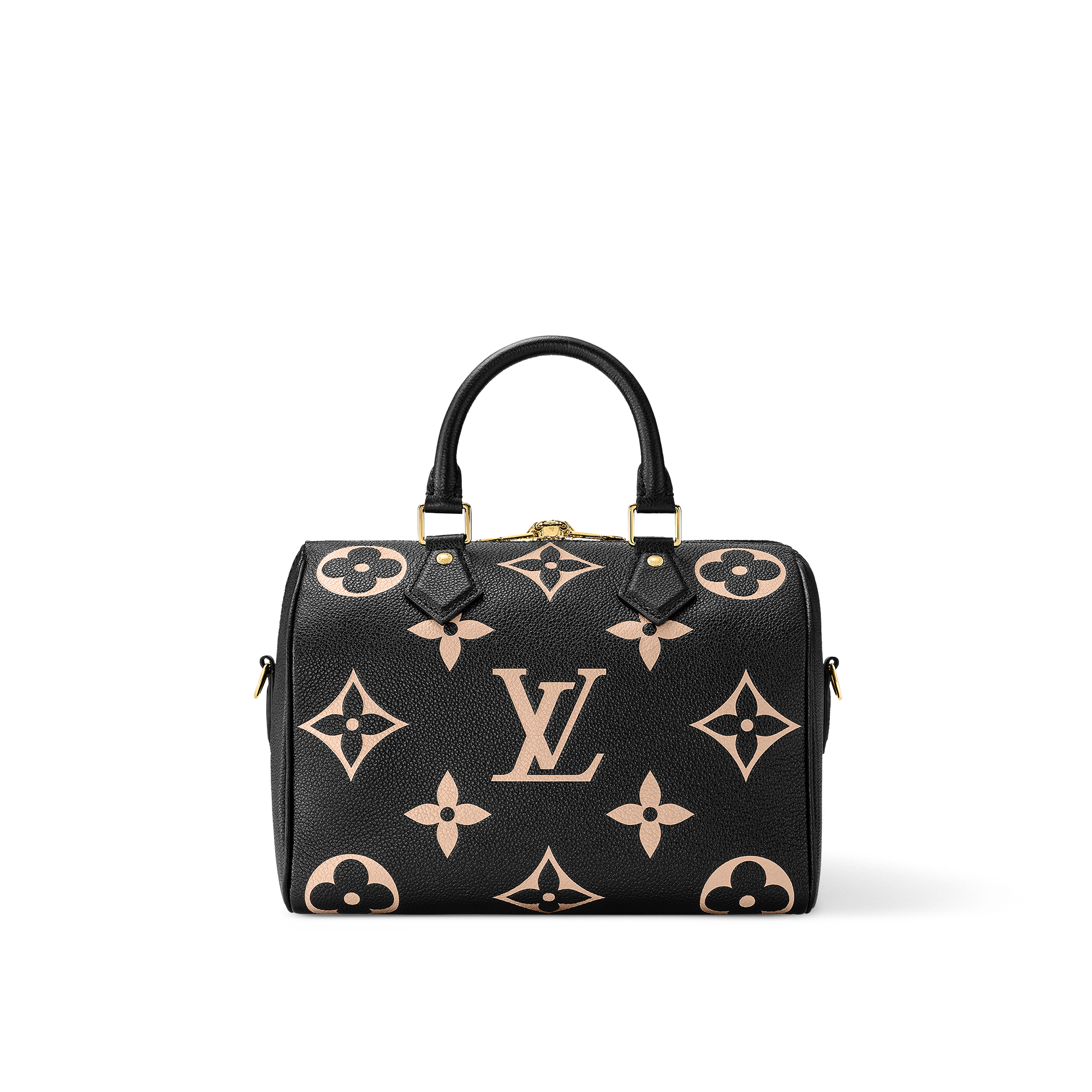 Speedy Bandoulière 25 雙色 Monogram Empreinte 皮革 in 女士