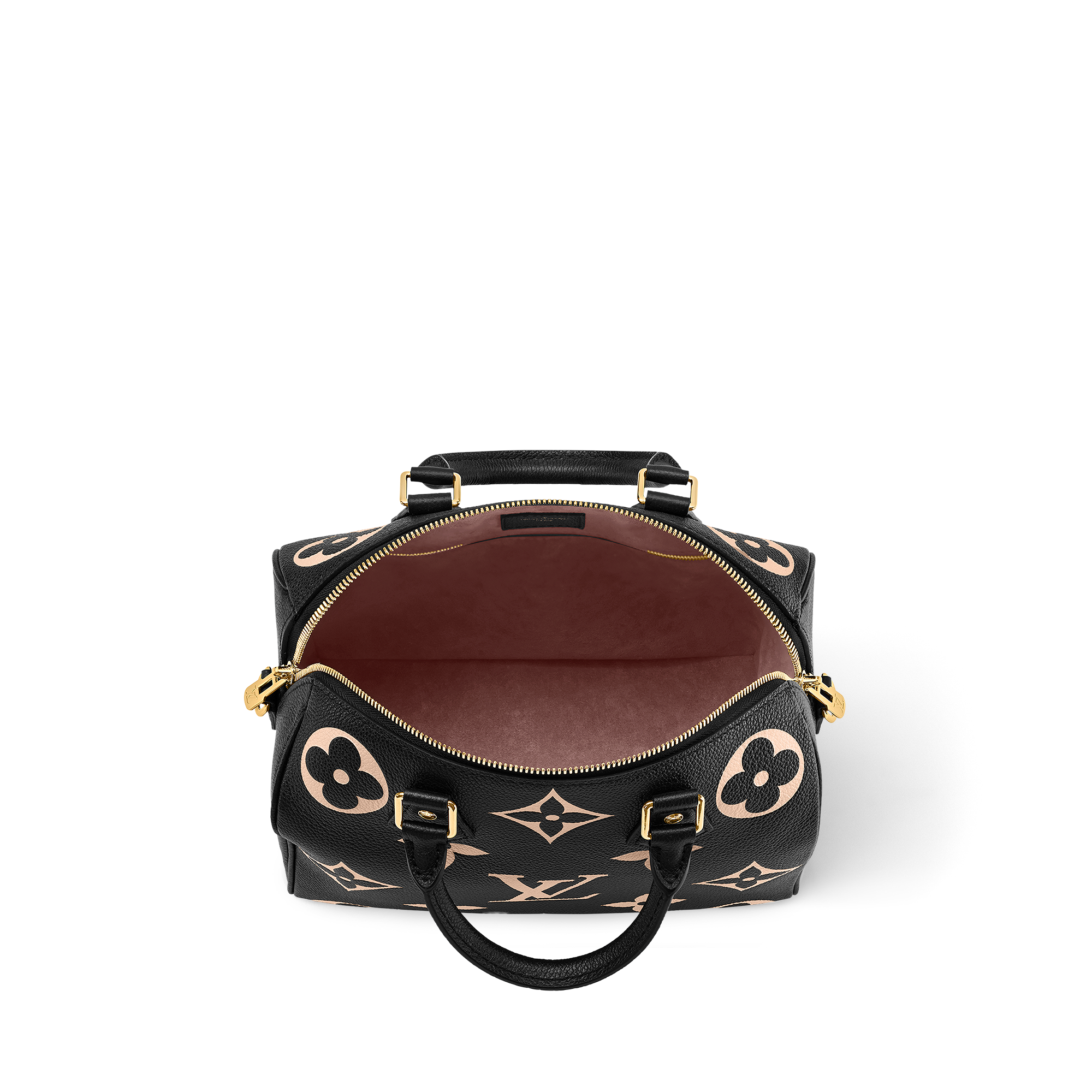 Speedy Bandoulière 25 雙色 Monogram Empreinte 皮革 in 女士