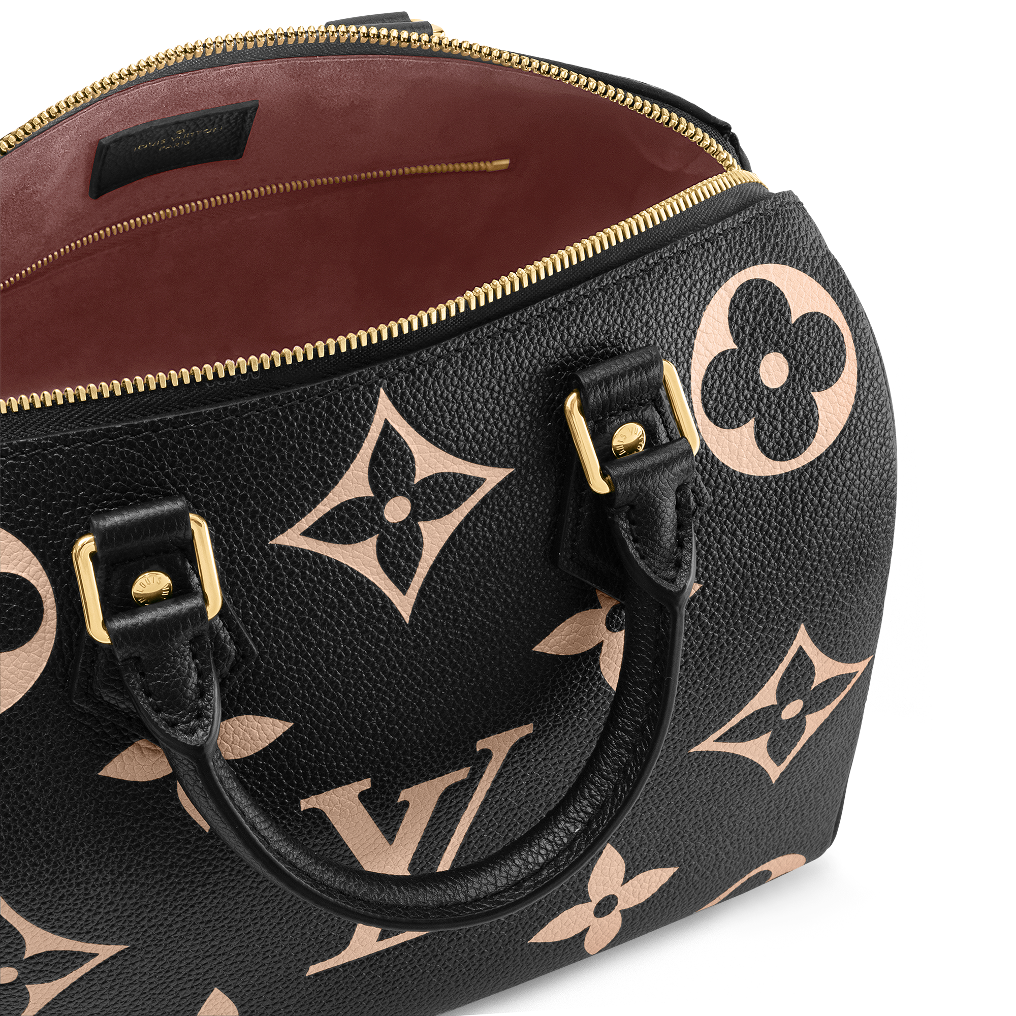 Speedy Bandoulière 25 雙色 Monogram Empreinte 皮革 in 女士