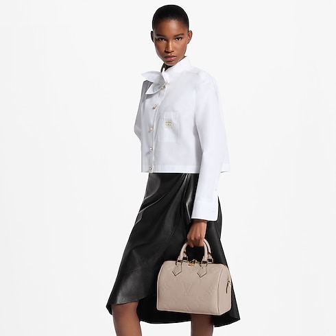Speedy Bandoulière 25 Monogram Empreinte 皮革 in 女士's 時尚包款 女生包包總覽 collections by Louis Vuitton (產品縮放)