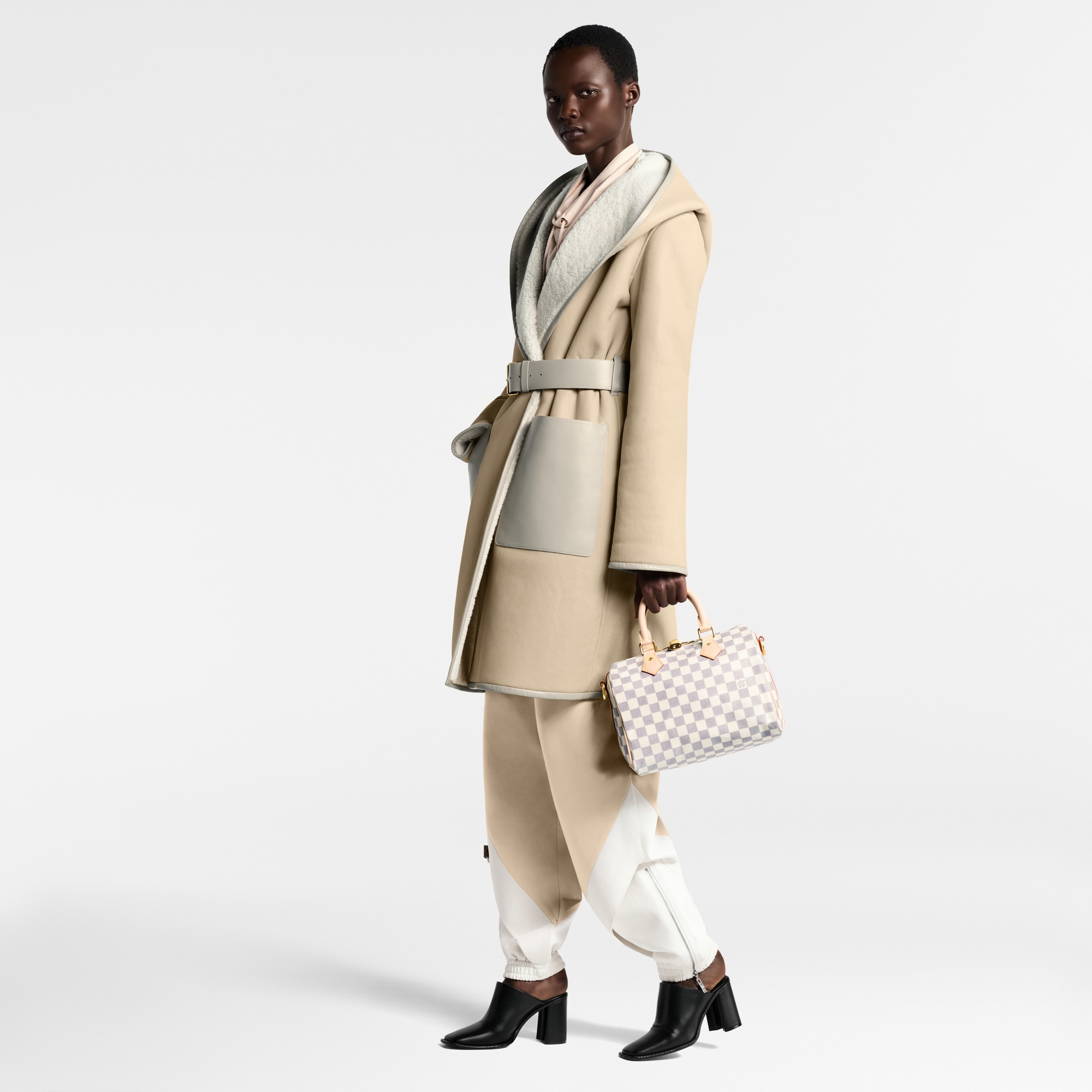 Speedy Bandoulière 25 Damier Azur 帆布 in 女士