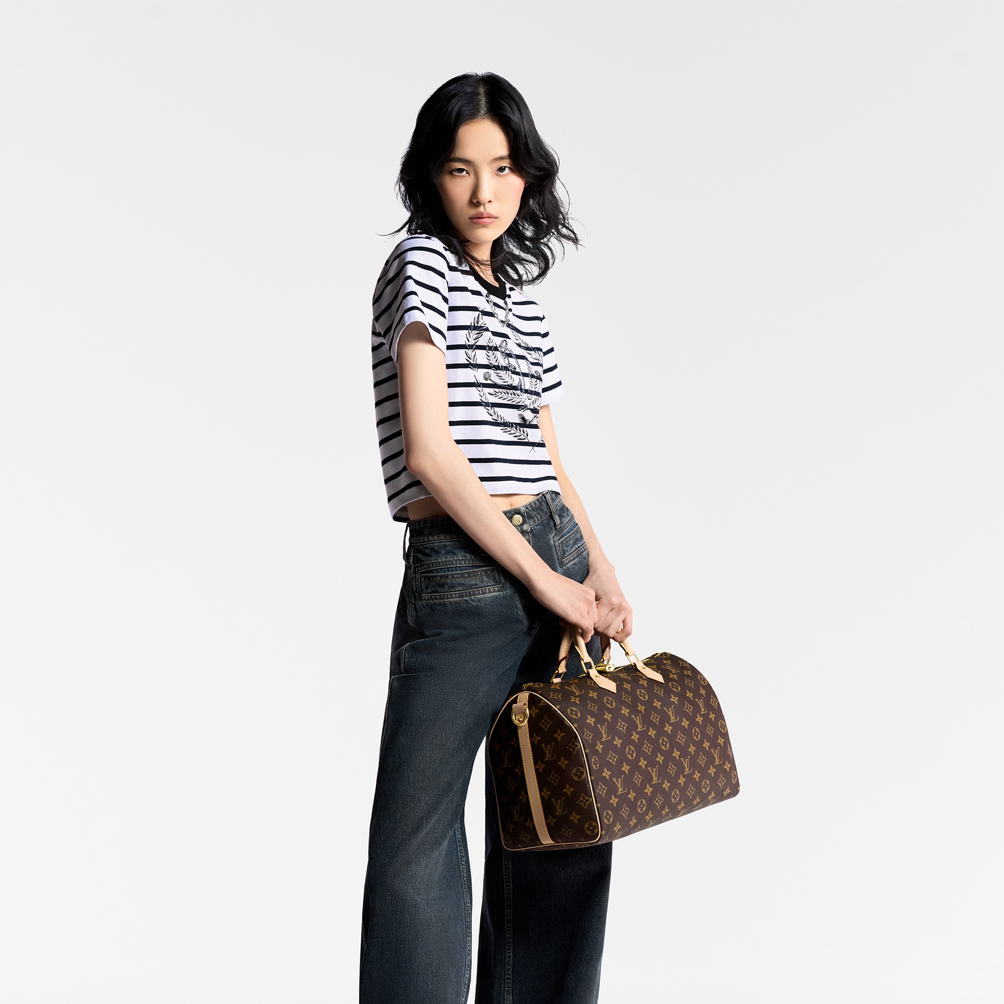 Speedy Bandoulière 35 Monogram 帆布 in 女士