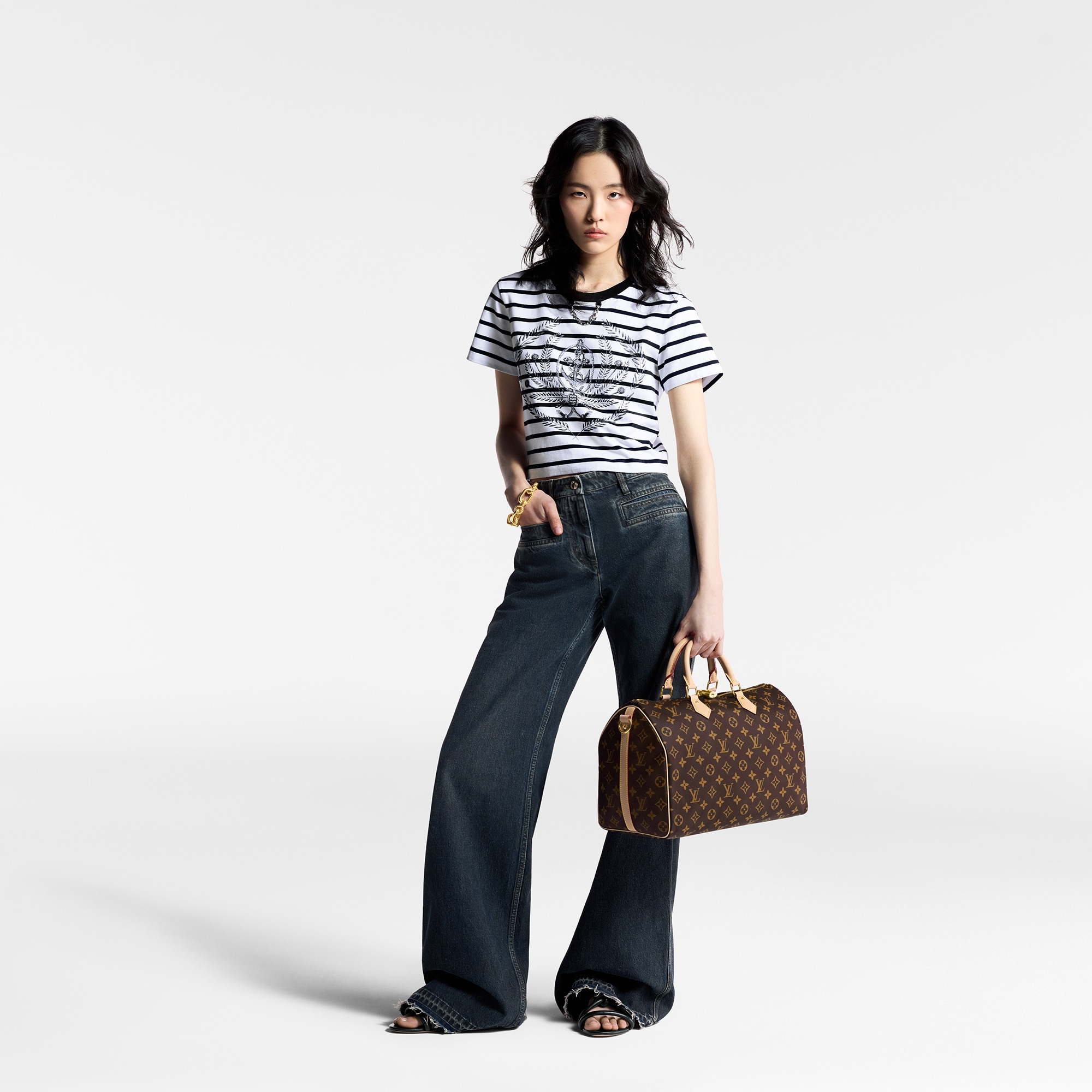 Speedy Bandoulière 35 Monogram 帆布 in 女士