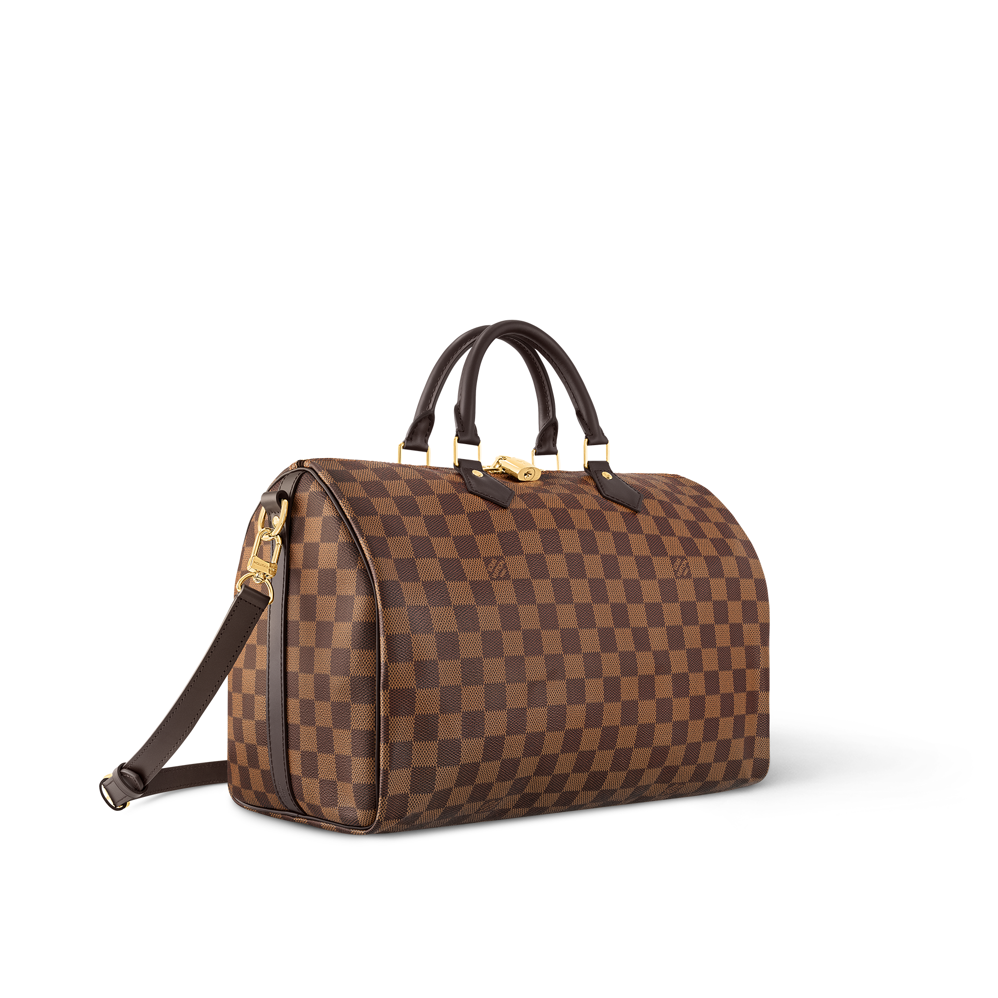Speedy Bandoulière 35 Damier Ebène 帆布 in 女士