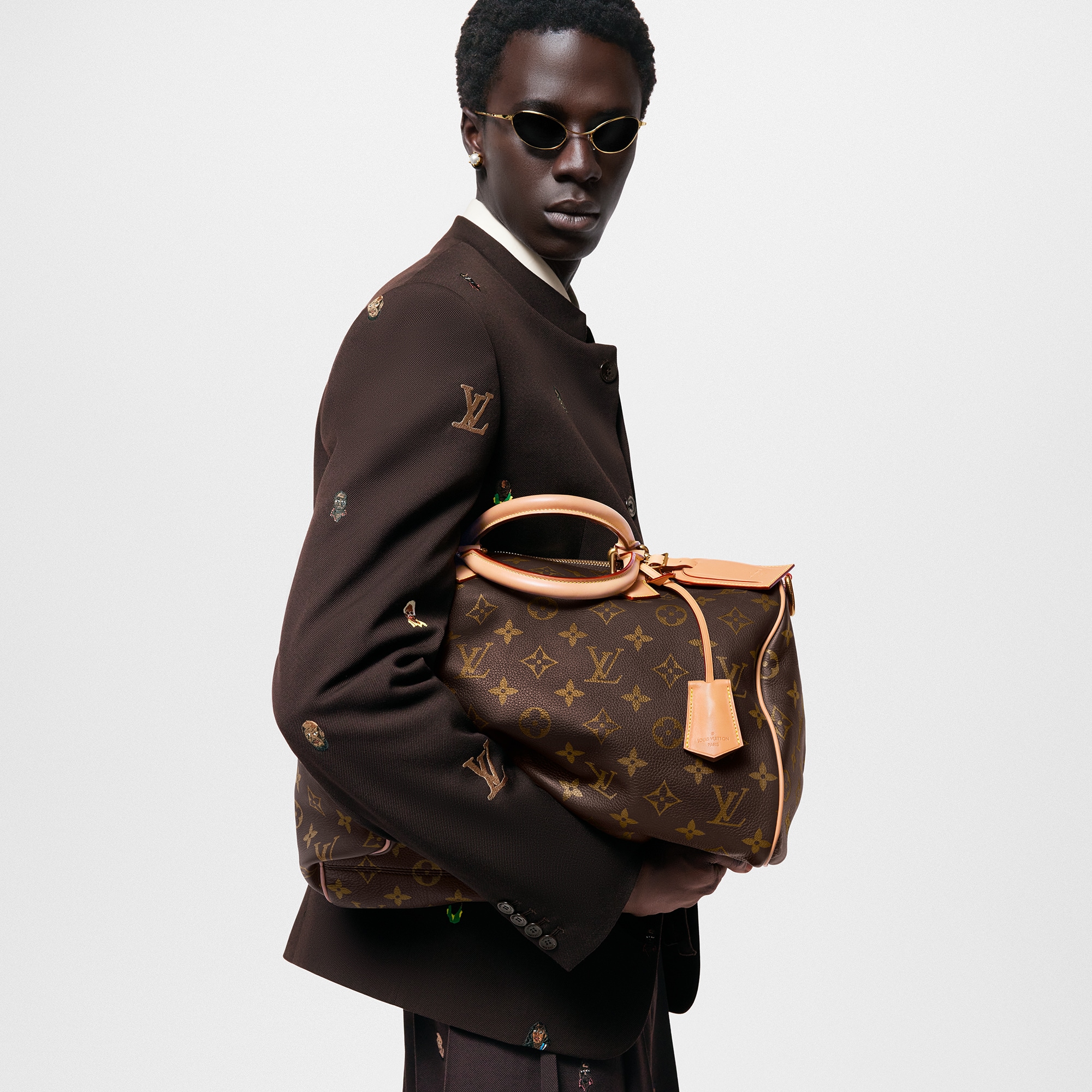 Speedy P9 Bandoulière 40 Autres Cuirs Monogram in Les Extraordinaires