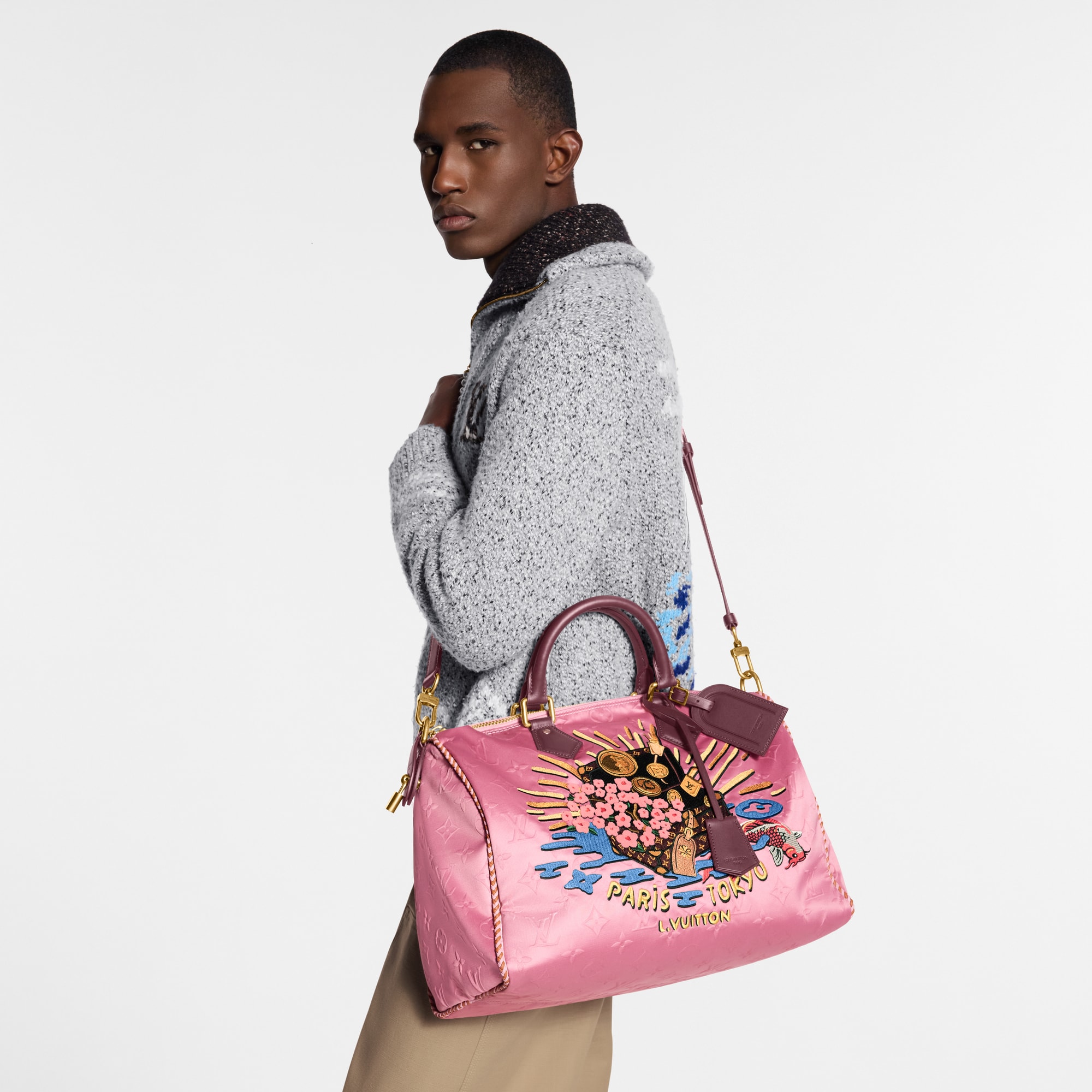 Speedy P9 Bandoulière 40 其他 Monogram 帆布 in 男士