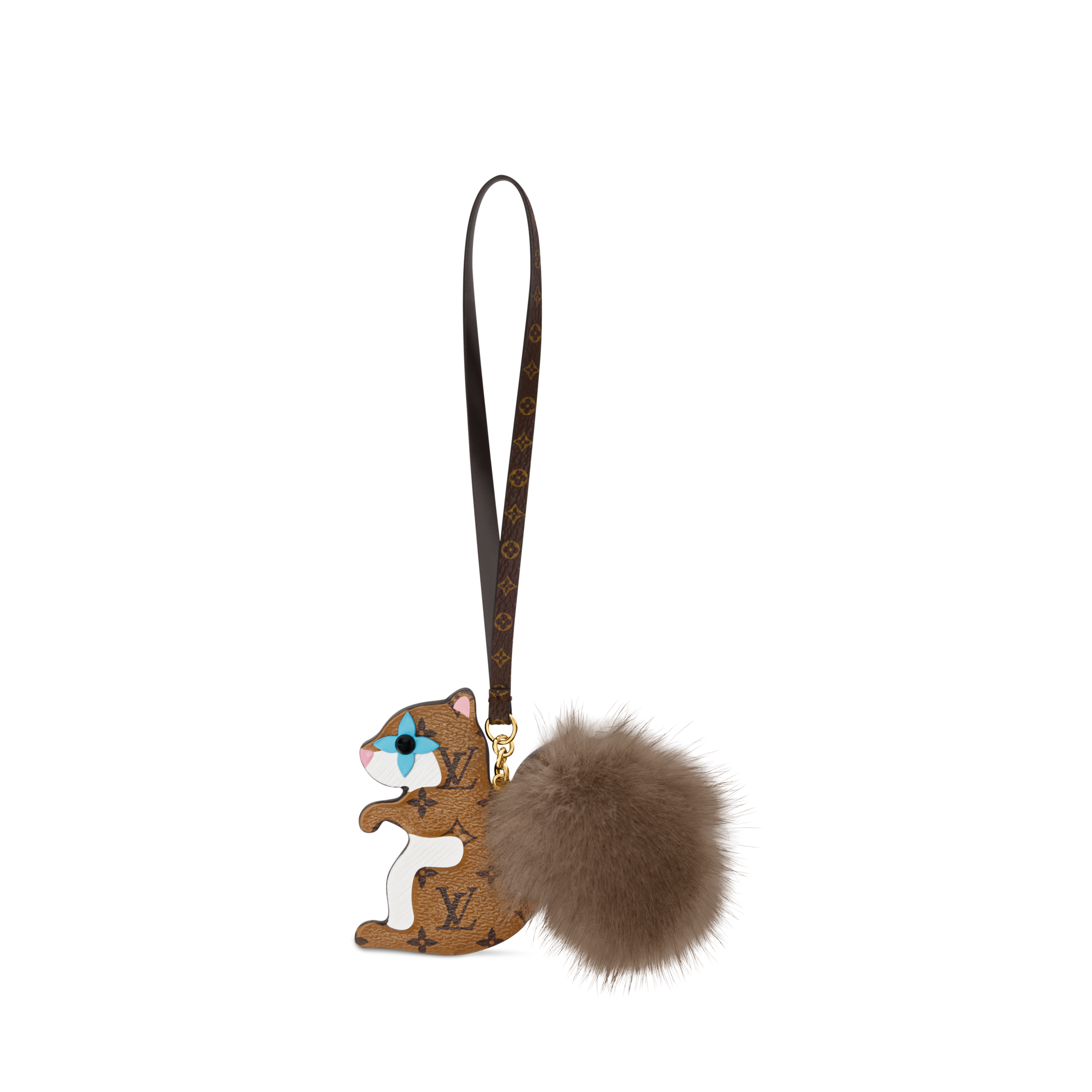 Squirrel LV Furry Friend 包包吊飾 . in 女士