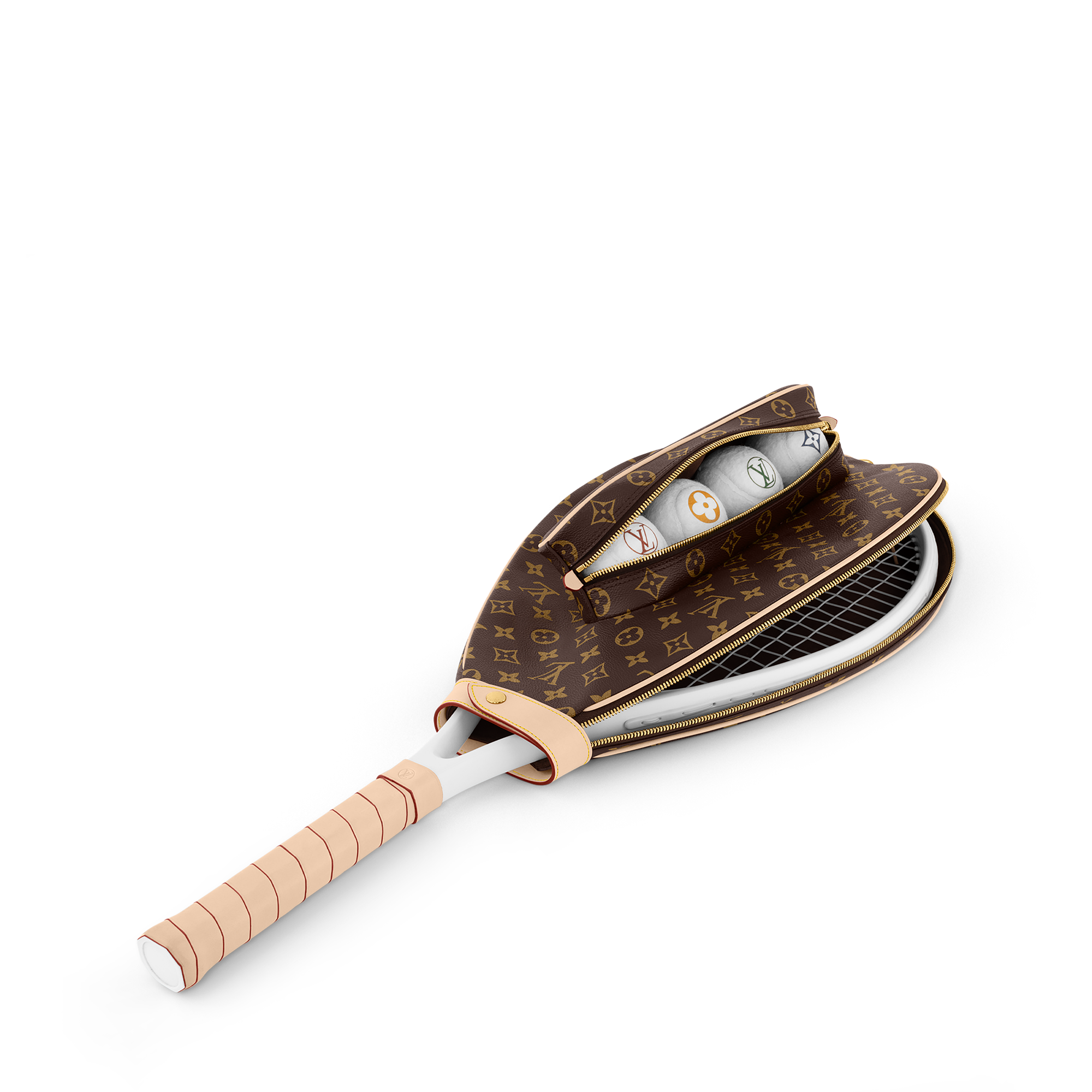 Suzanne 球拍套 Monogram 帆布 in 行李箱、旅行用品及家居精品