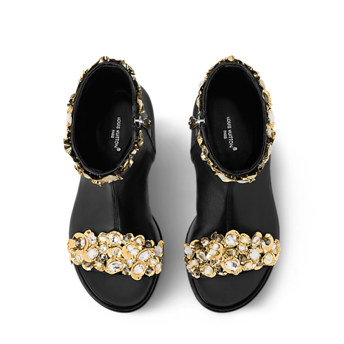 Talisman 露趾平底短靴 in 女士's 鞋履系列 長靴和短靴 collections by Louis Vuitton (產品縮放)