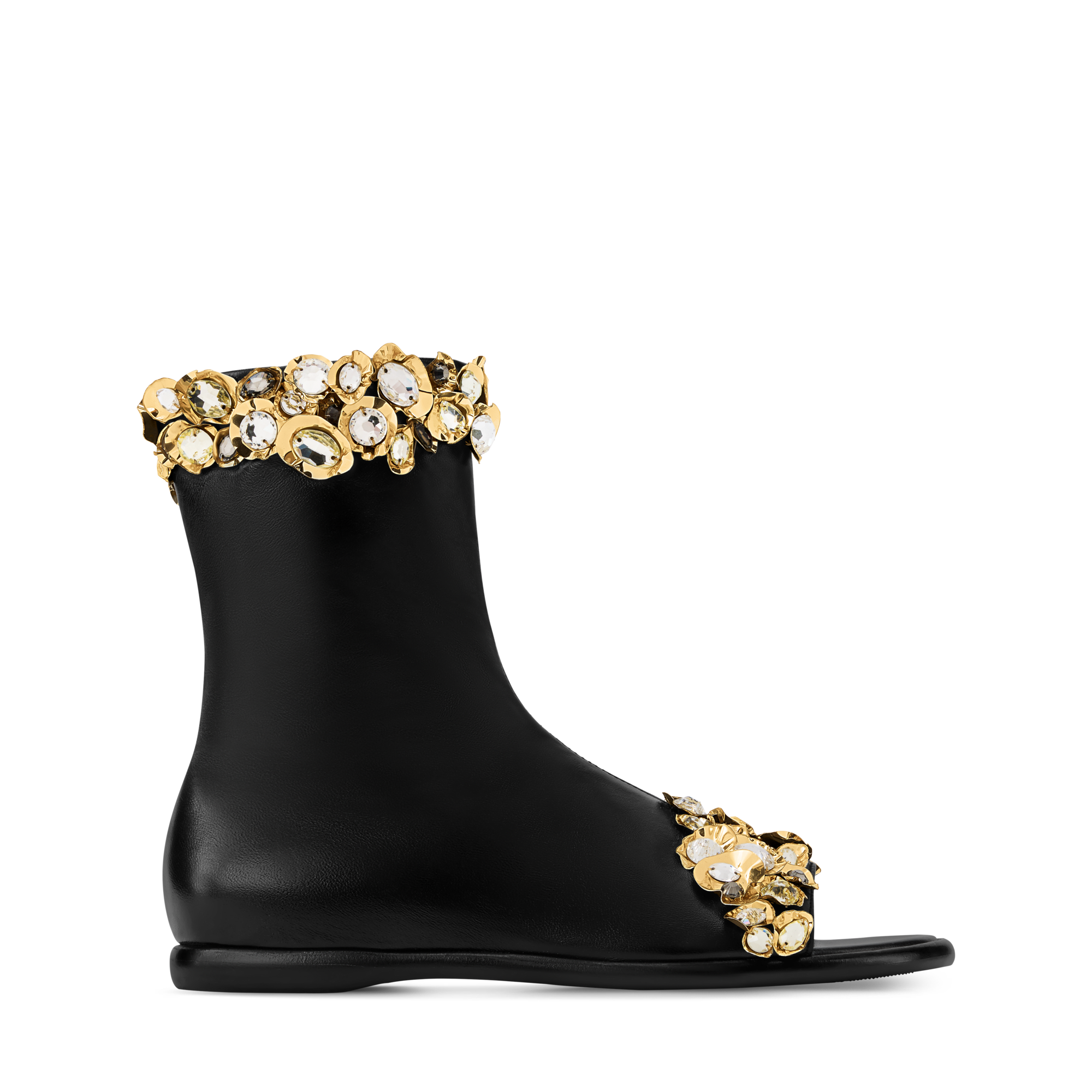 Talisman 露趾平底短靴  in 女士