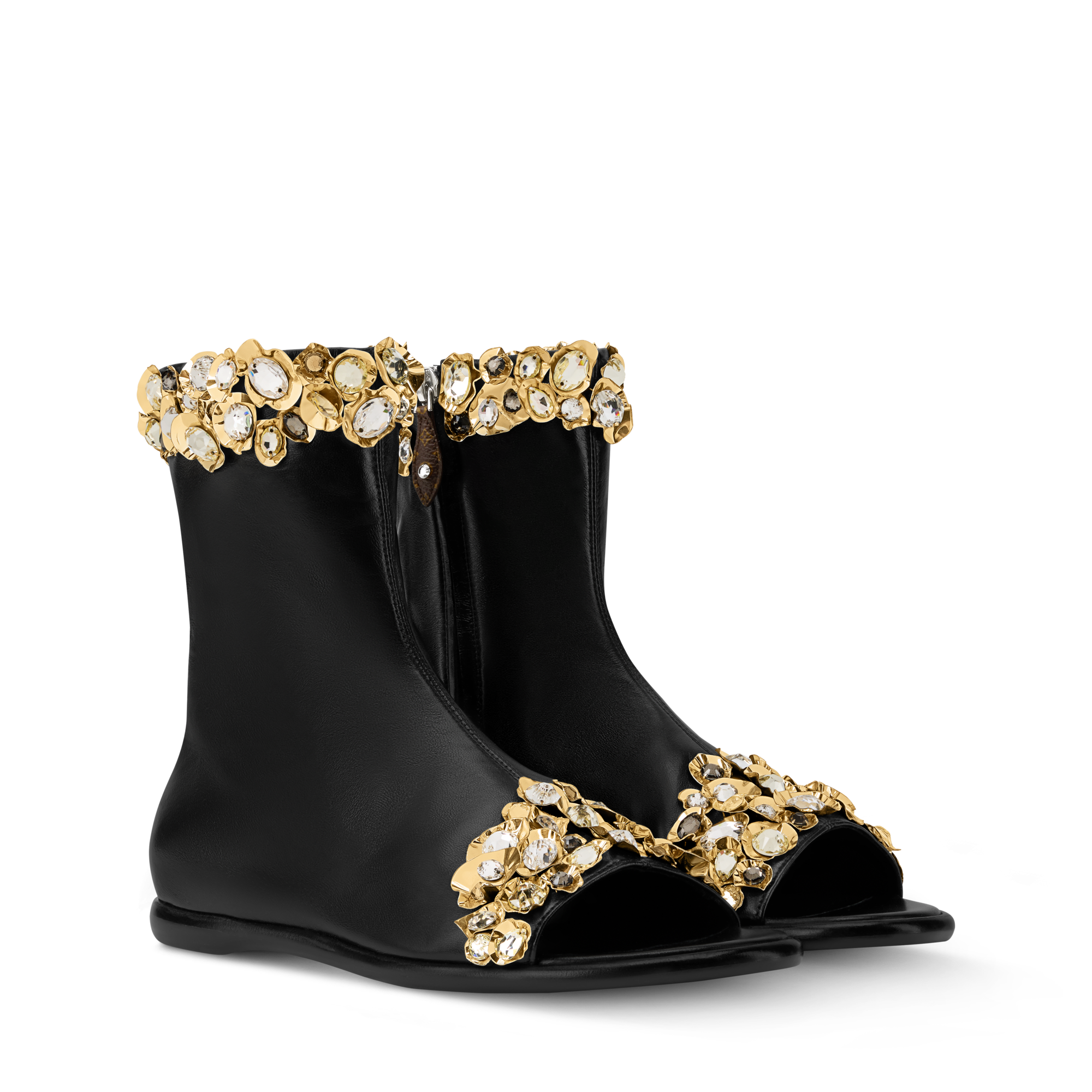 Talisman 露趾平底短靴  in 女士