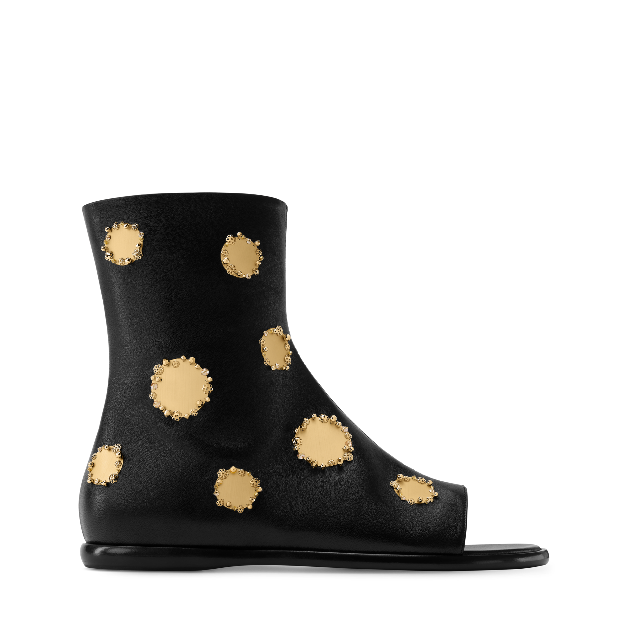 Talisman 露趾平底短靴  in 女士