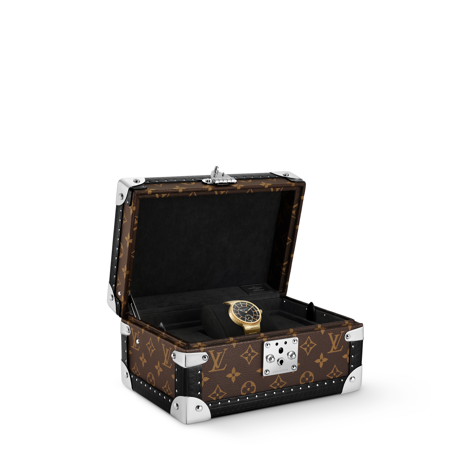 Tambour，自動機芯，40毫米，黃K金，縞瑪瑙及藍寶石  in 腕錶系列