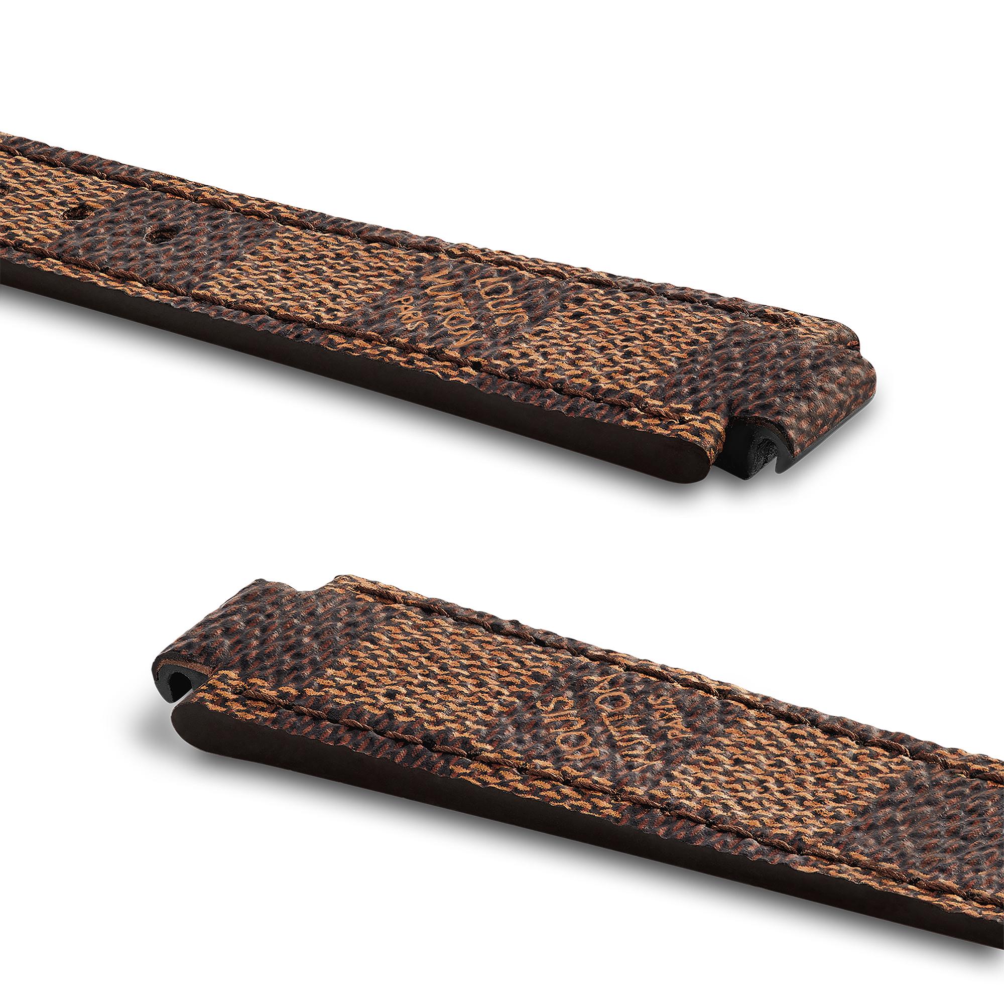Tambour Damier Ebene 帆布錶帶  in 女士