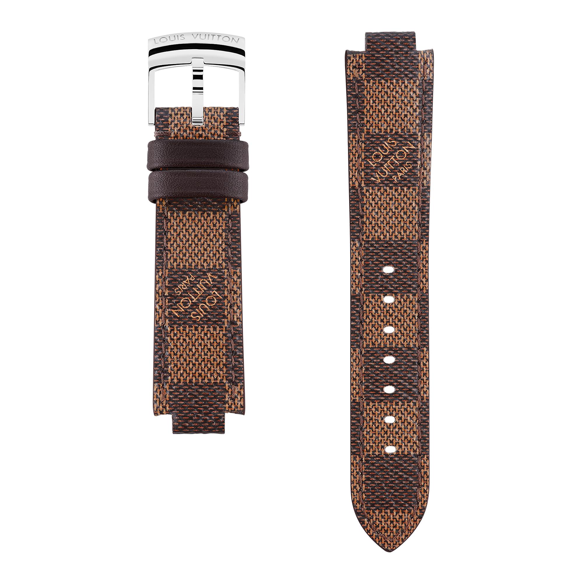Tambour Damier Ebene 帆布錶帶  in 女士