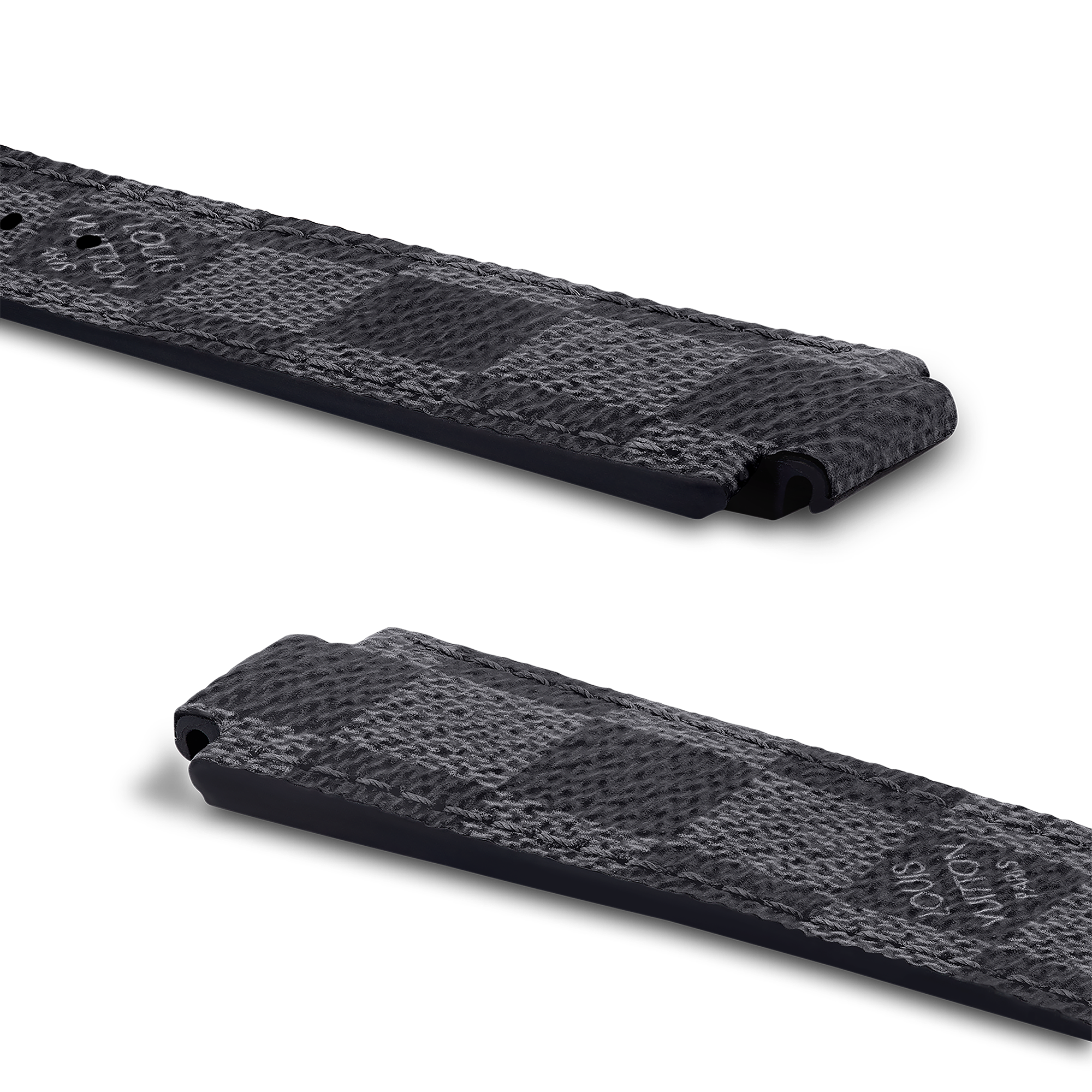 Tambour Damier Graphite 帆布錶帶  in 腕錶系列