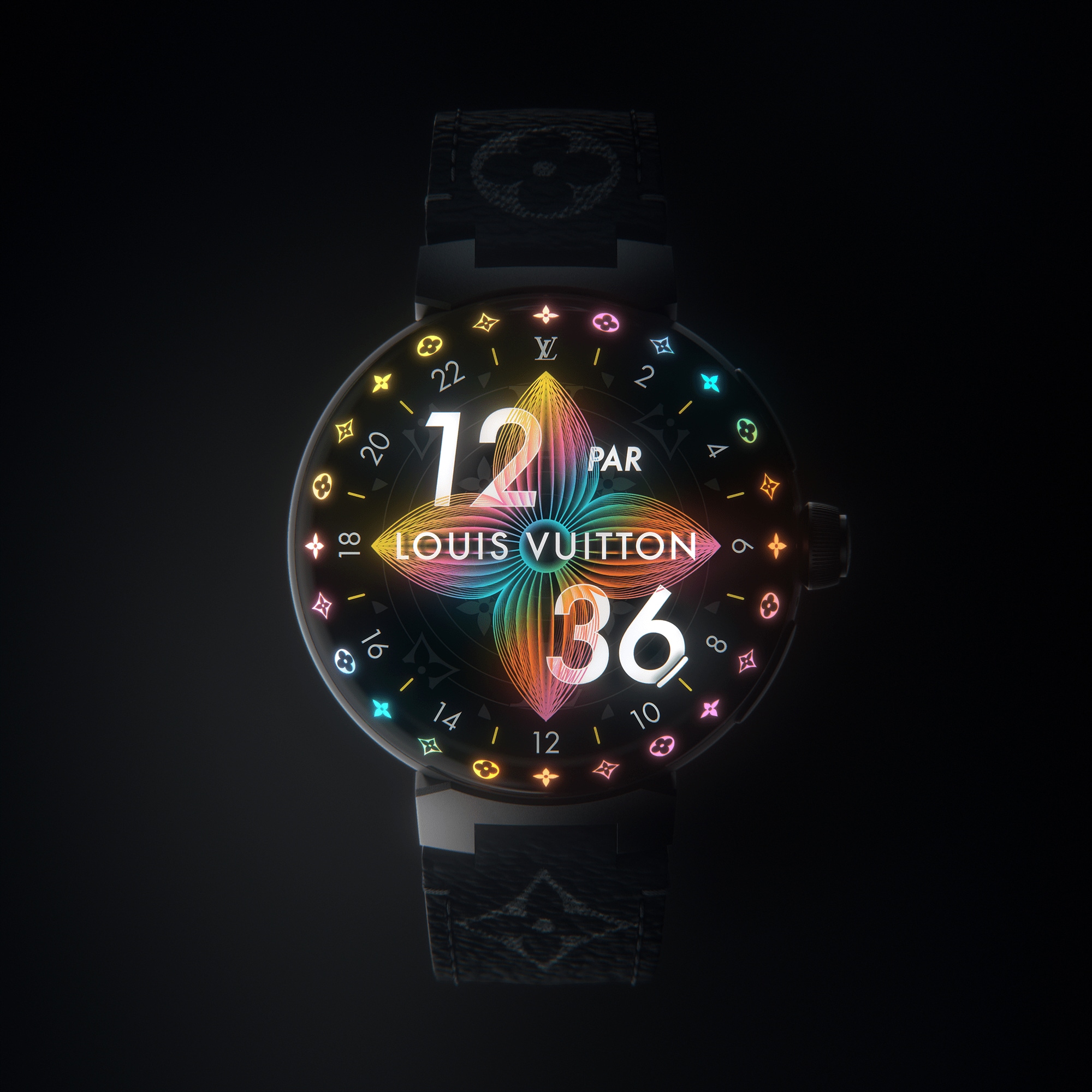 Tambour Horizon Light Up 智能腕錶  in 行李箱、旅行用品及家居精品