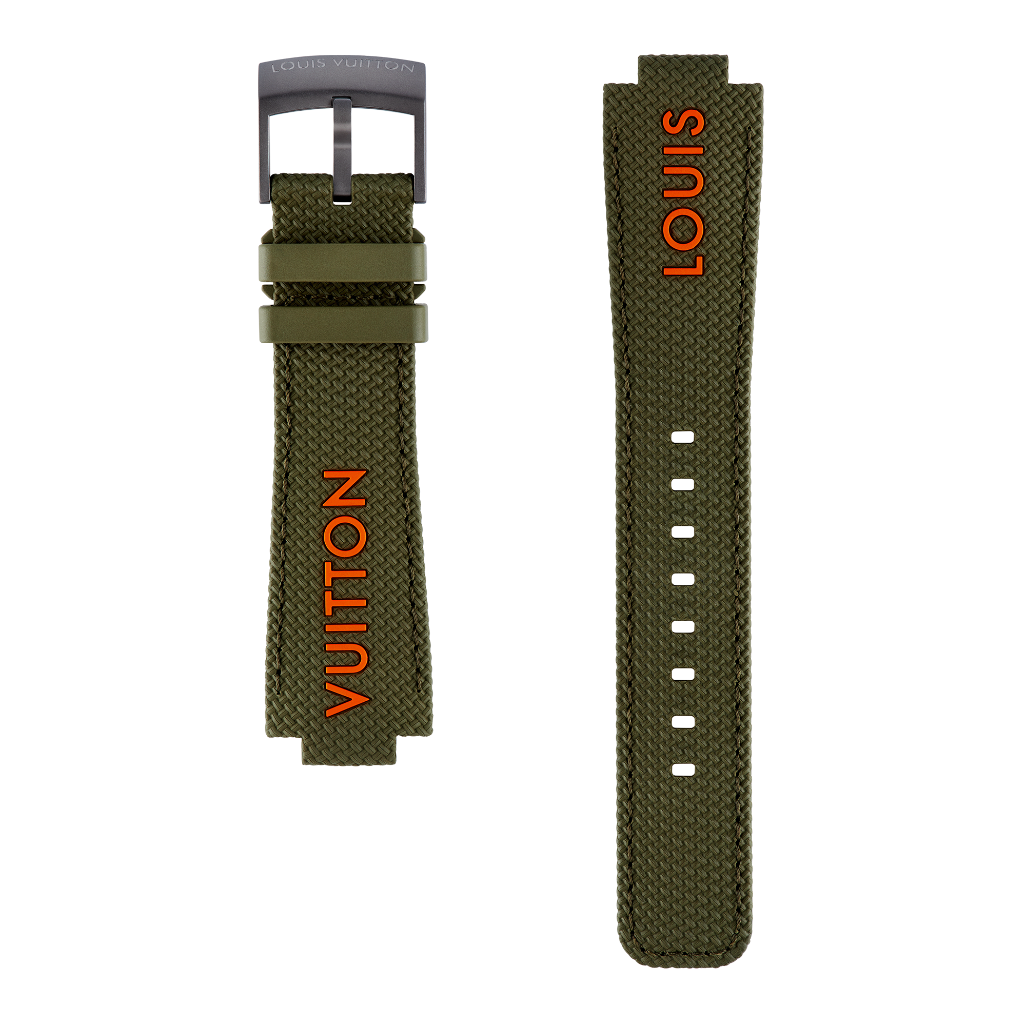 Tambour Louis Vuitton 橡膠錶帶  in 腕錶系列