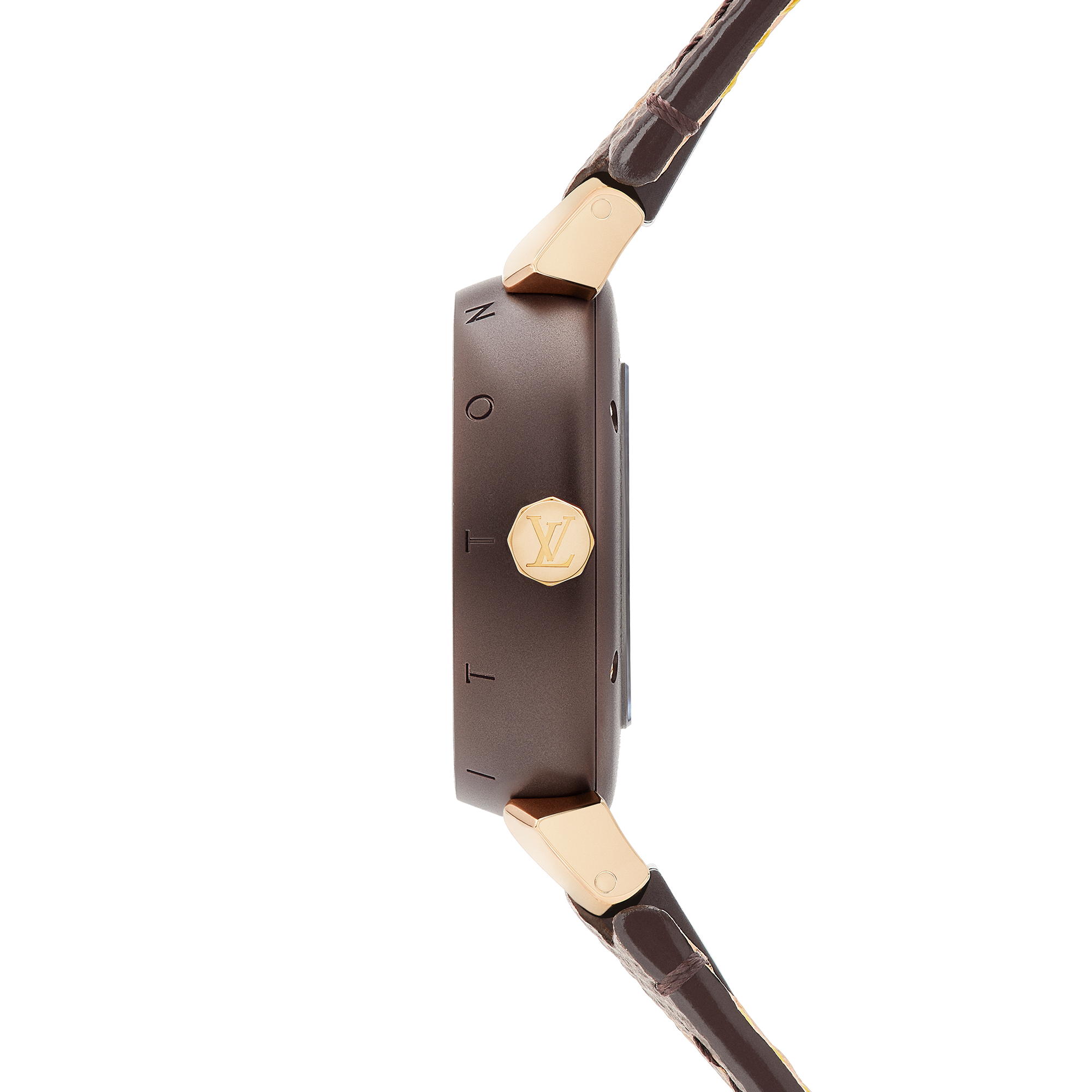 Tambour Monogram - 石英機芯、28毫米、精鋼及玫瑰K金  in 腕錶系列