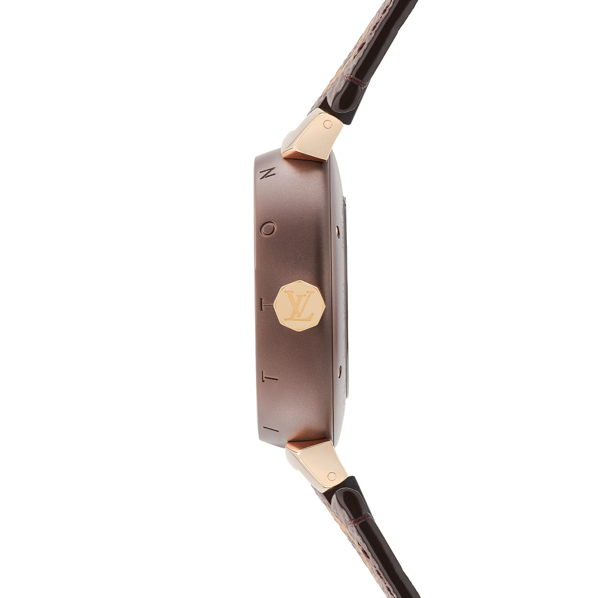 Tambour Monogram - 石英機芯、39.5毫米、精鋼及玫瑰K金  in 腕錶系列