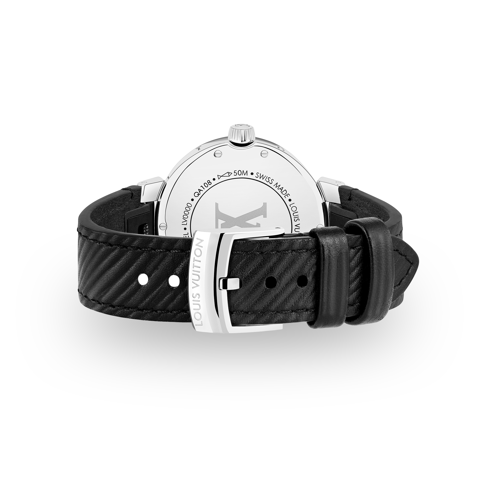 Tambour Moon Dual Time - 石英機芯、35毫米及精鋼  in 腕錶系列