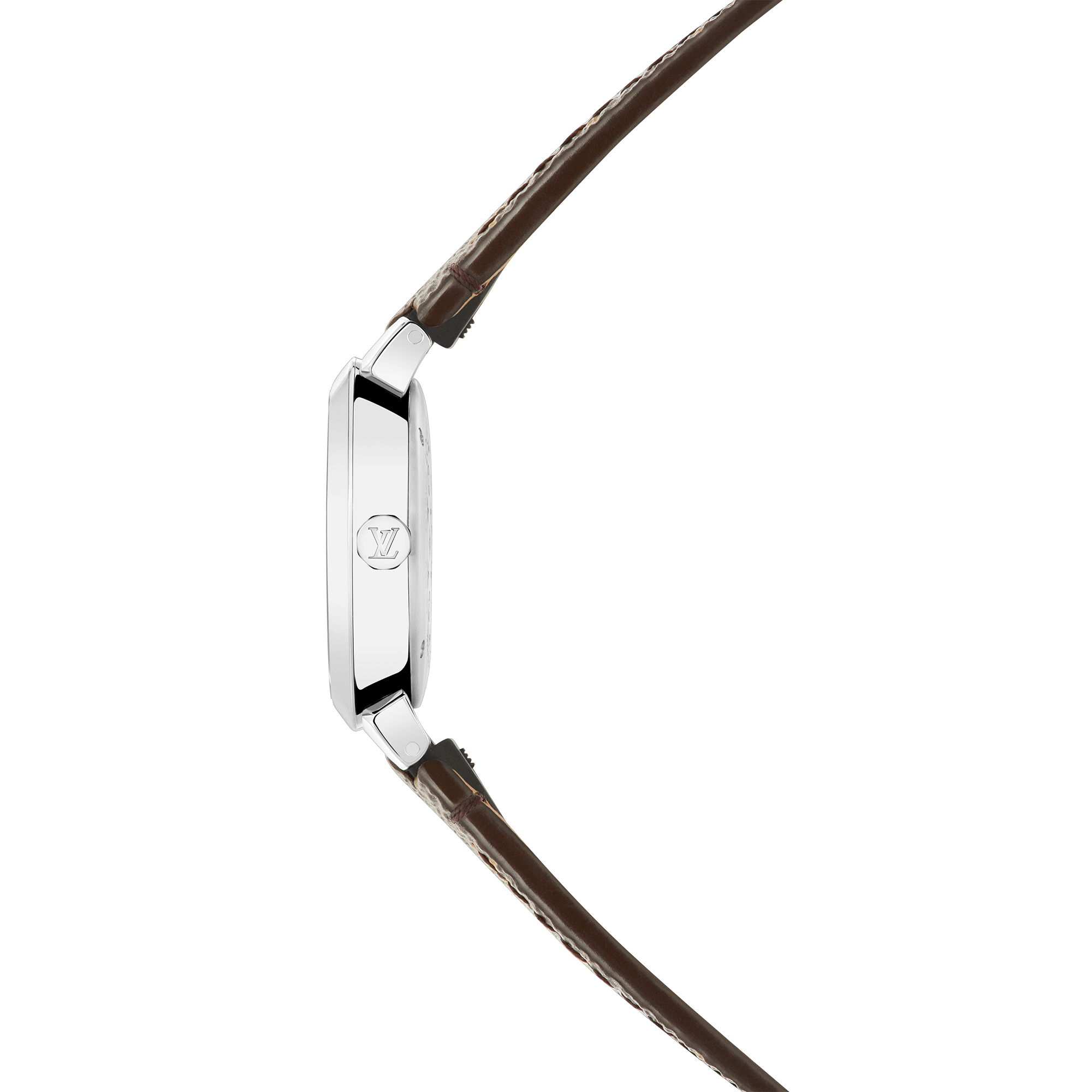 Tambour Slim Monogram - 石英機芯、28毫米及精鋼  in 腕錶系列